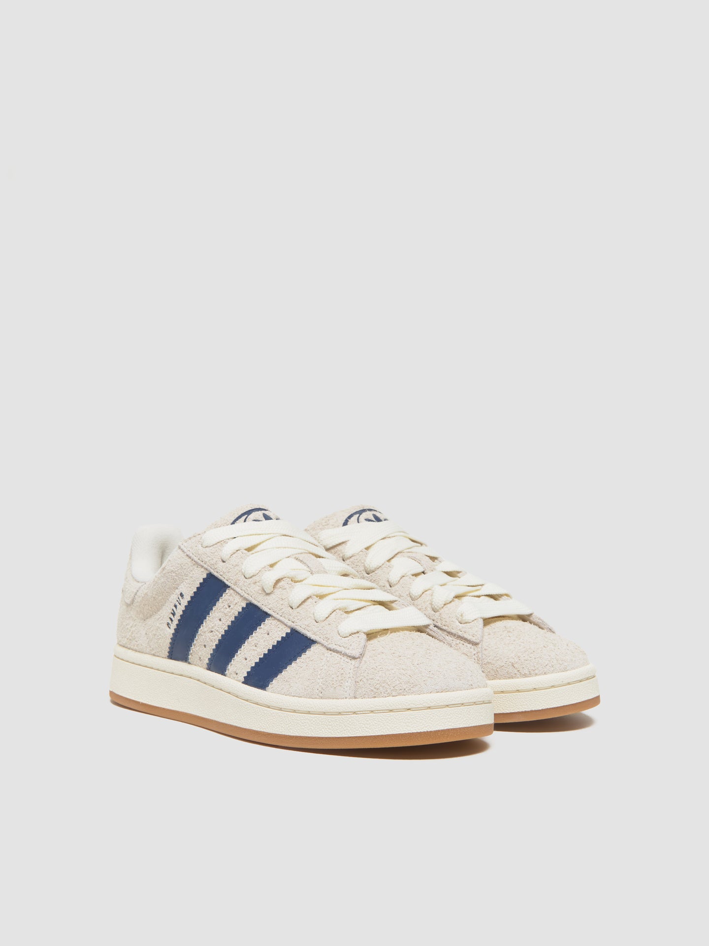 Campus 00s Sneaker in Cream White & Dark Blue