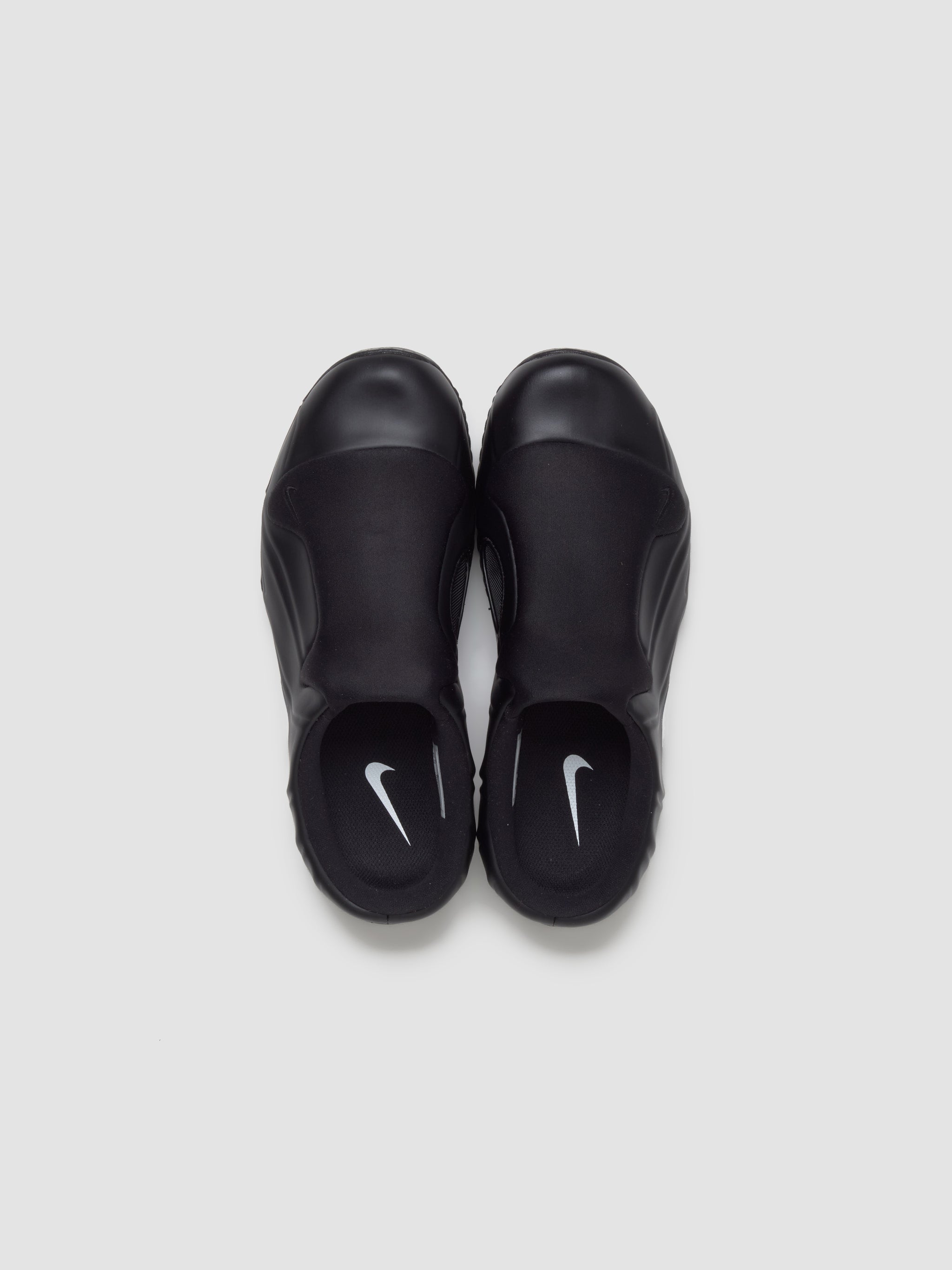 Clogposite Slide in Black & Metallic Silver