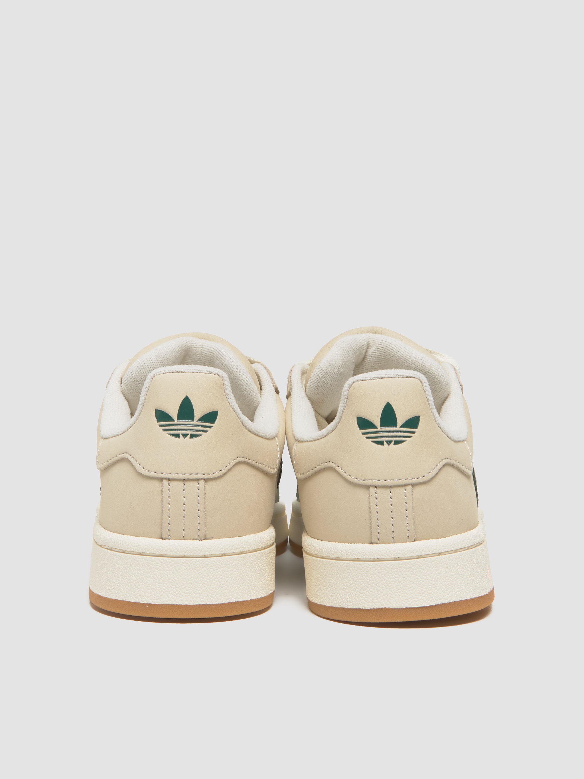 Campus 00s Sneaker in Cream White & Collegiate Green