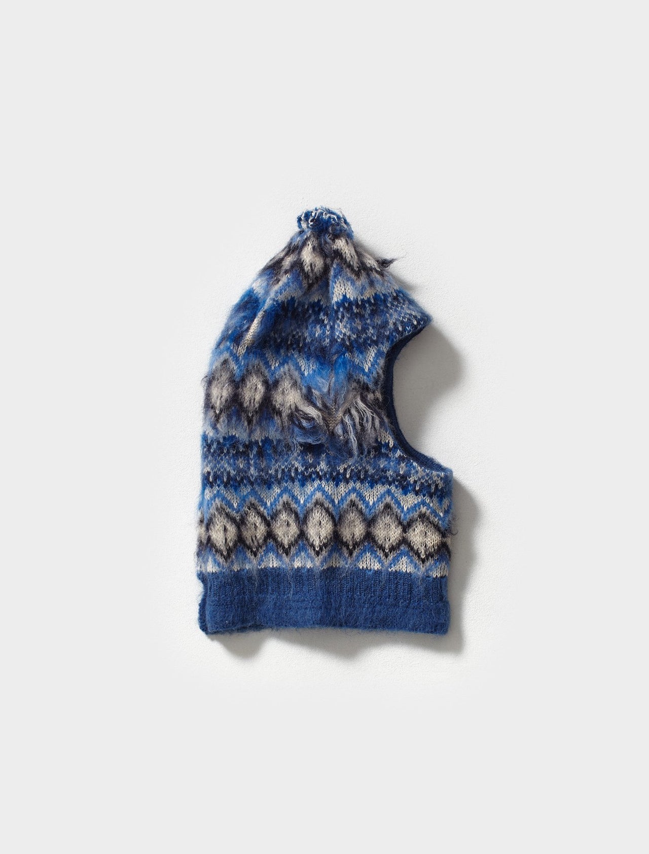 Jacquard Balaclava in Blue