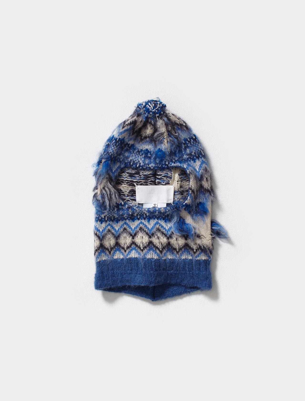 Jacquard Balaclava in Blue