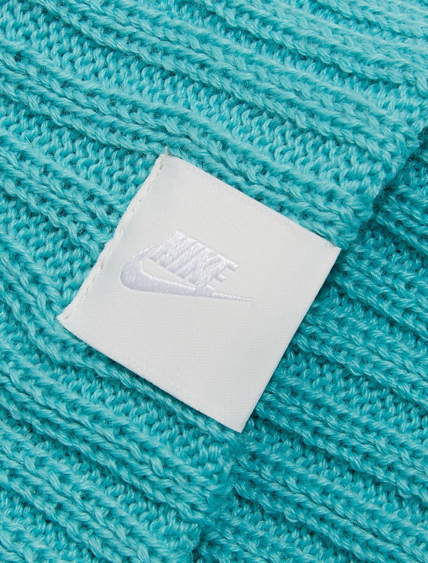 NRG Solo Swoosh Beanie in Washed Teal