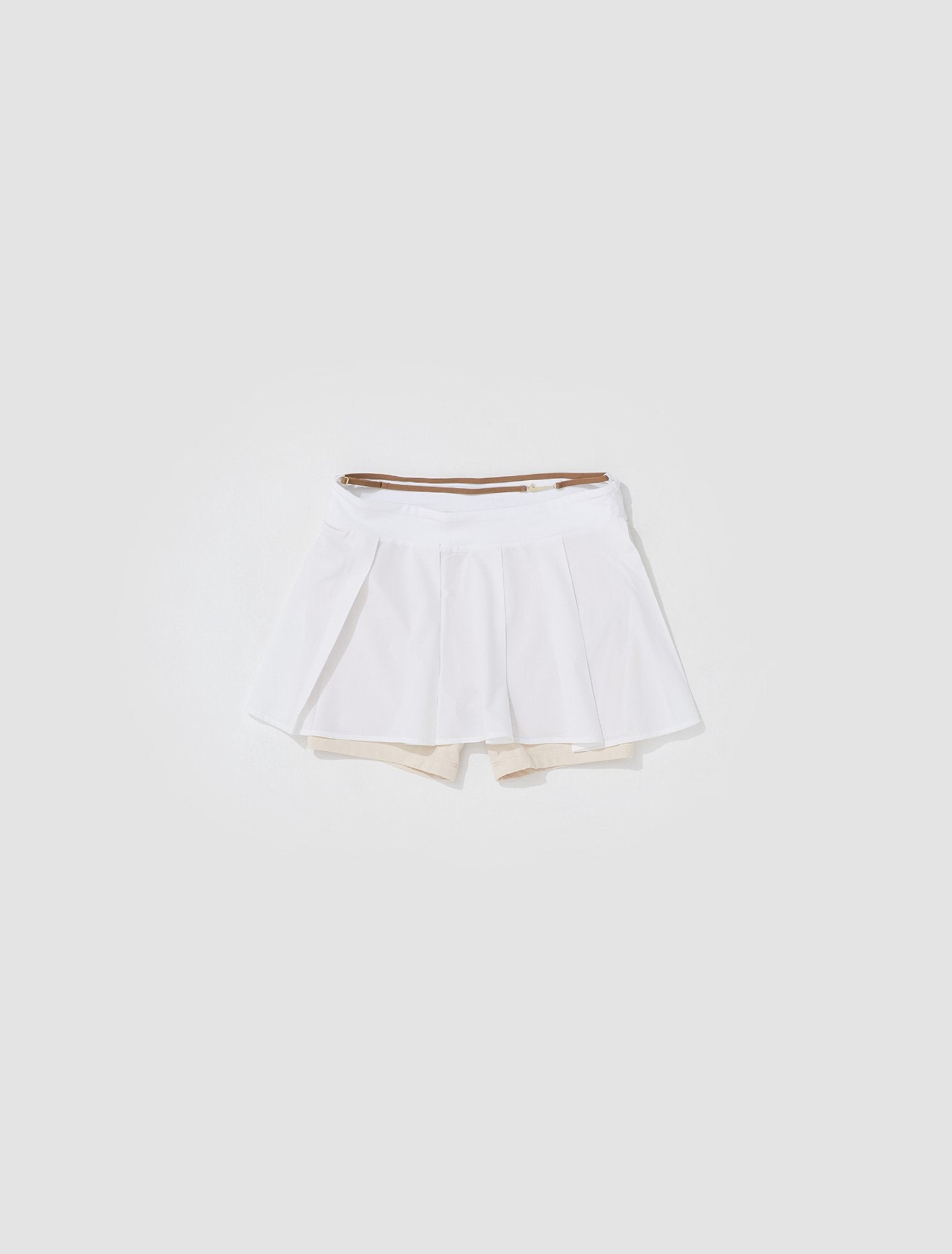 x Jacquemus Skirt in Pearl White