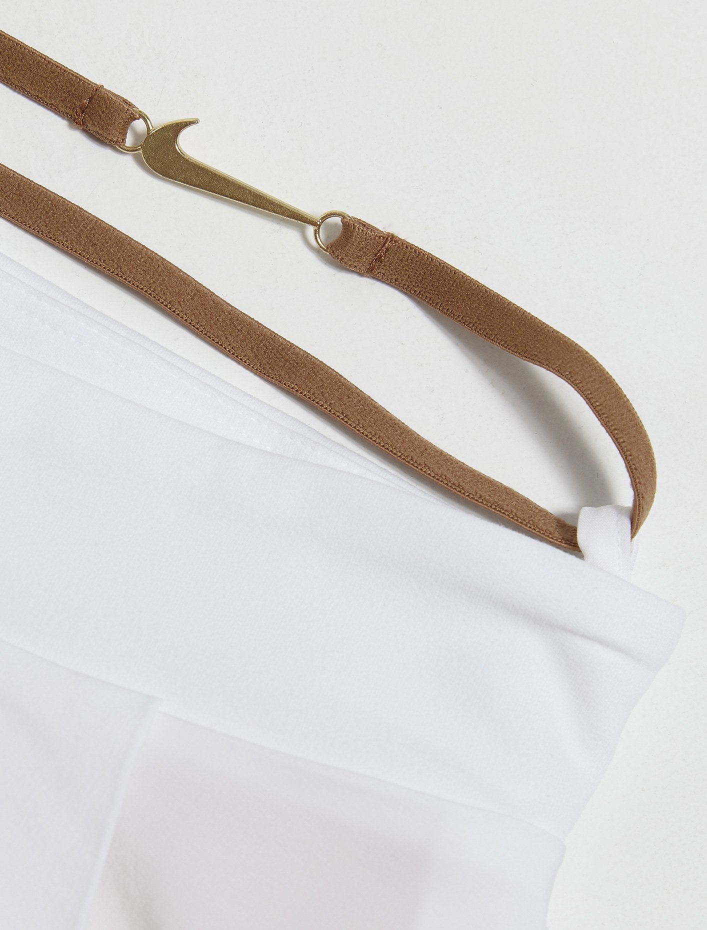 x Jacquemus Skirt in Pearl White