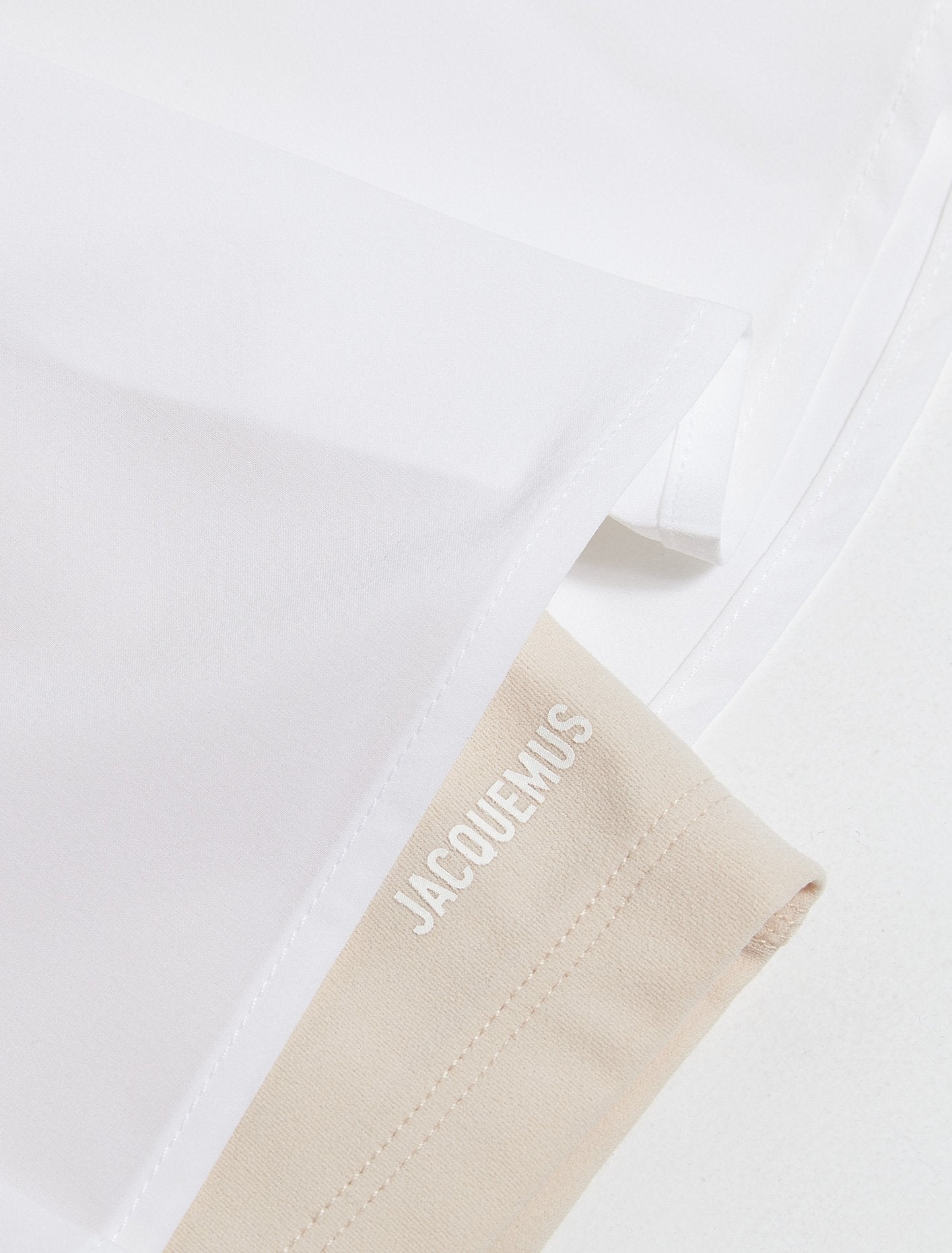 x Jacquemus Skirt in Pearl White