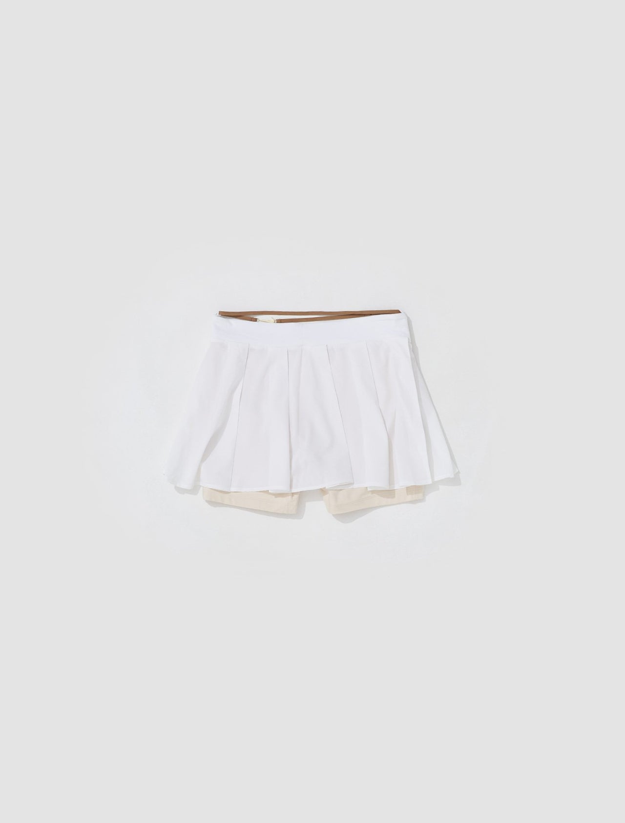 x Jacquemus Skirt in Pearl White