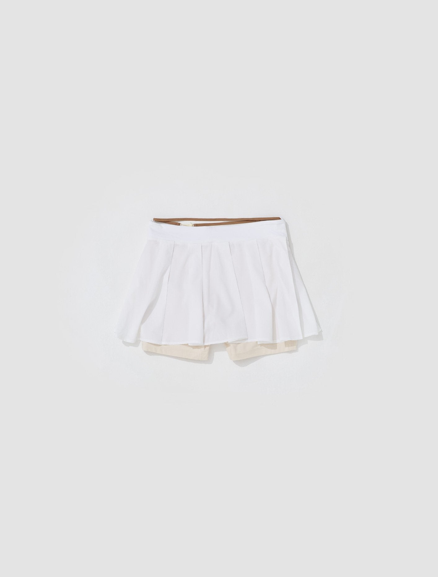 x Jacquemus Skirt in Pearl White