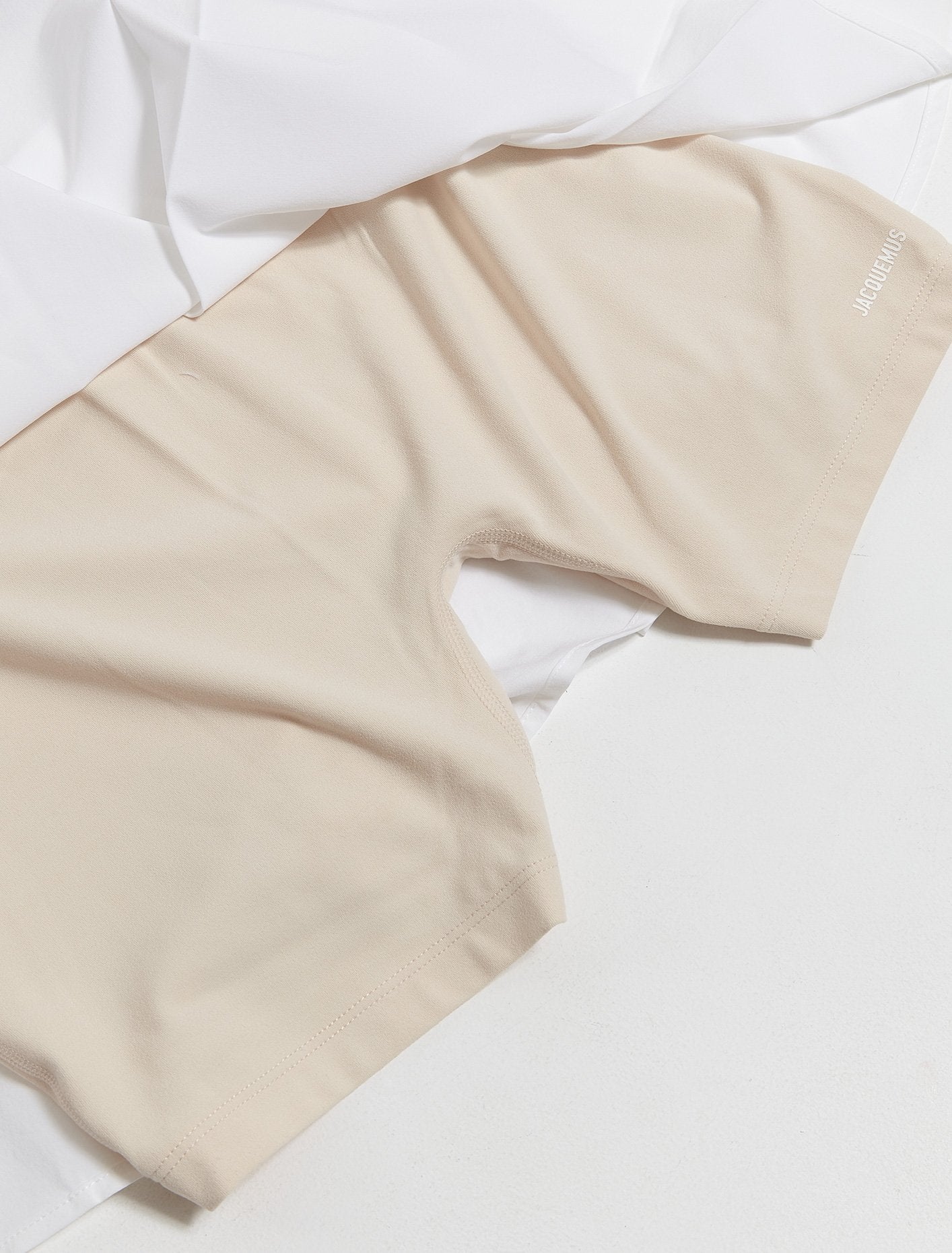 x Jacquemus Skirt in Pearl White