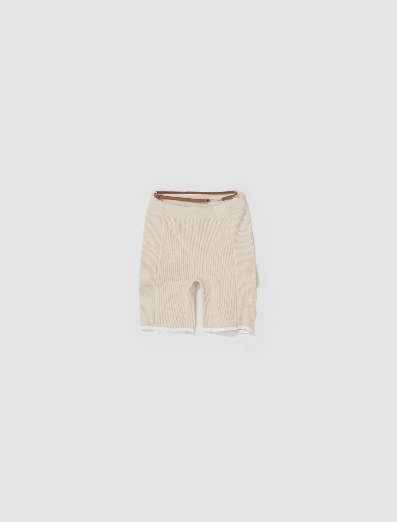 x Jacquemus Shorts in Pearl White