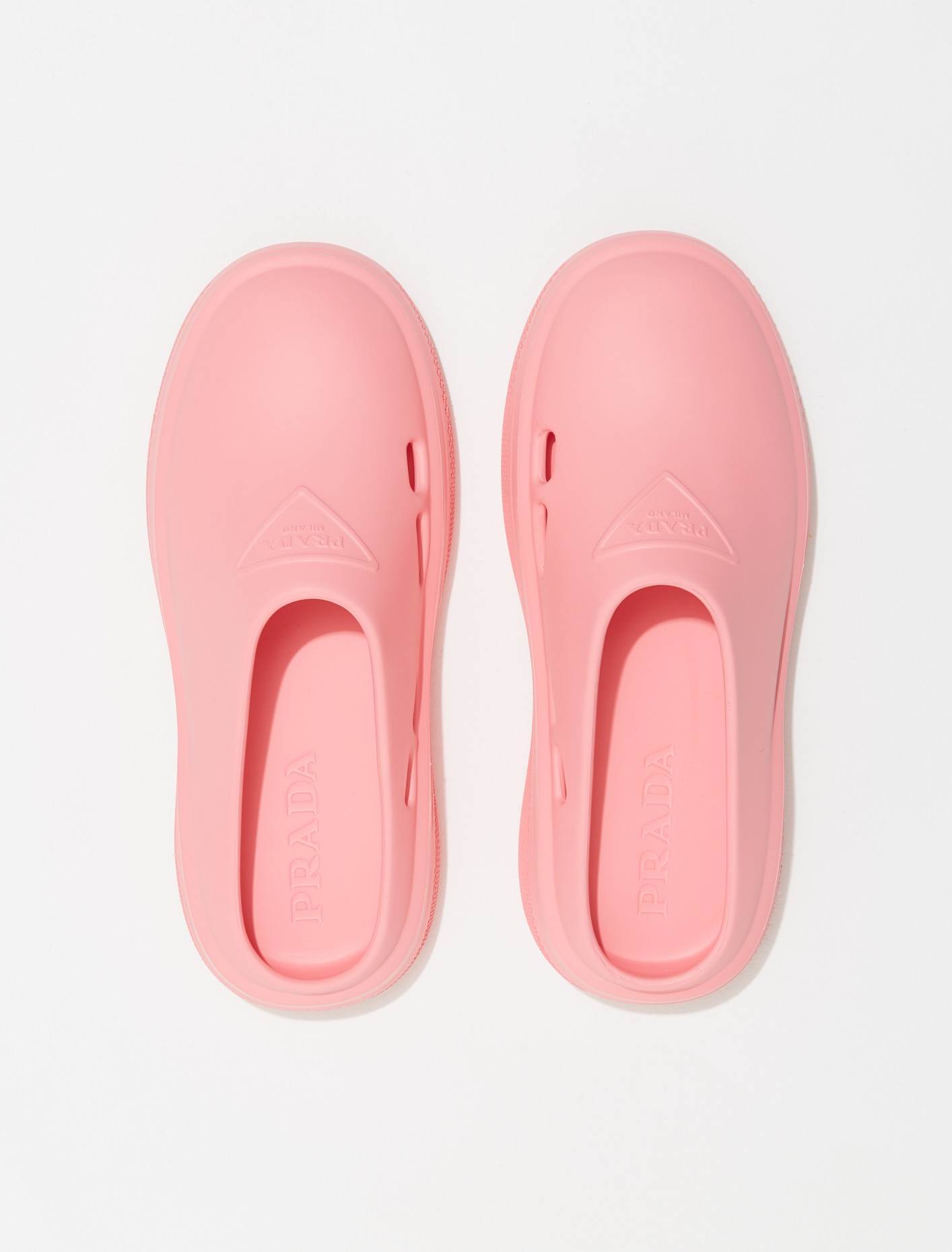 Foam Rubber Mules in Begonia Pink