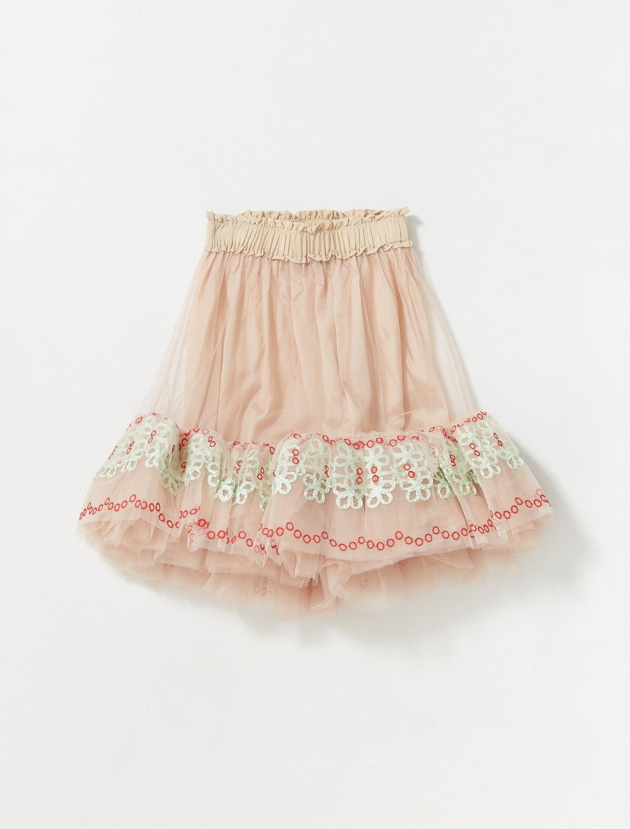 Short Ballet Tutu Skirt in Nude