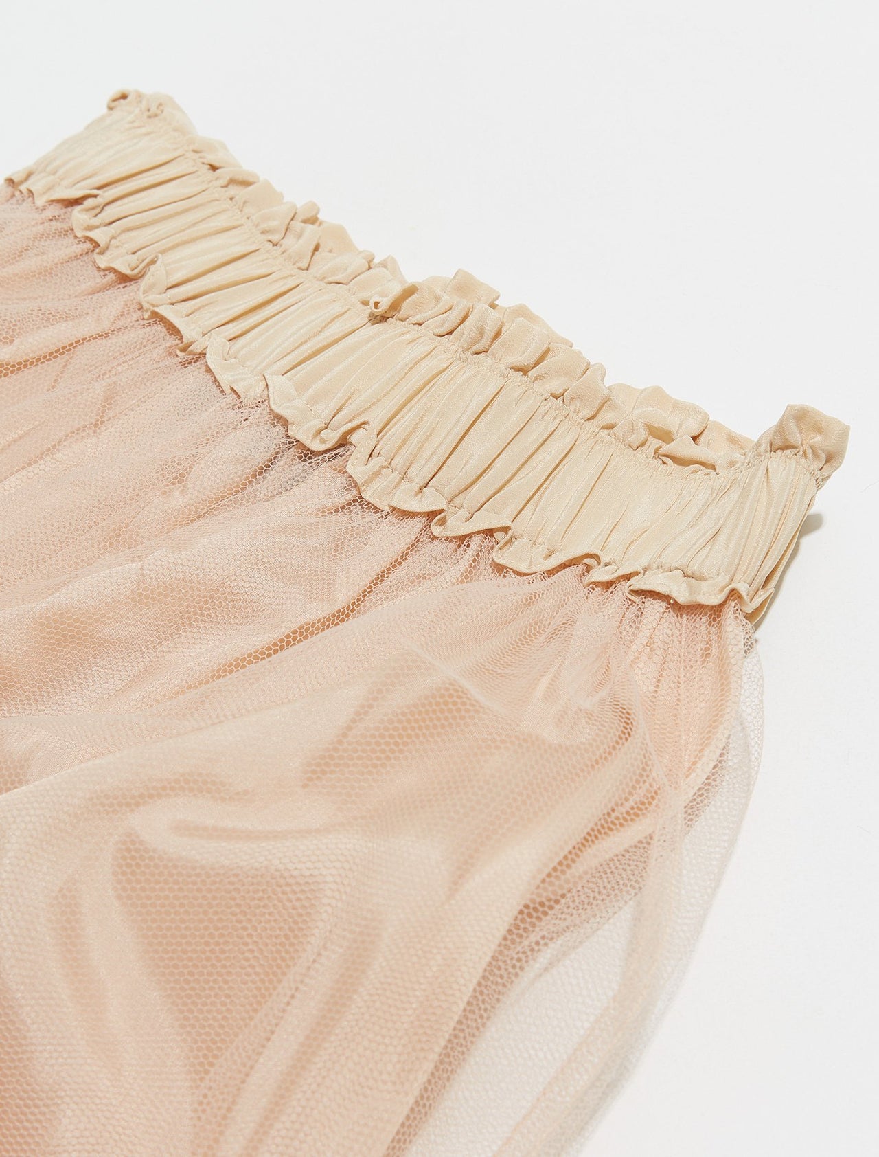 Short Ballet Tutu Skirt in Nude