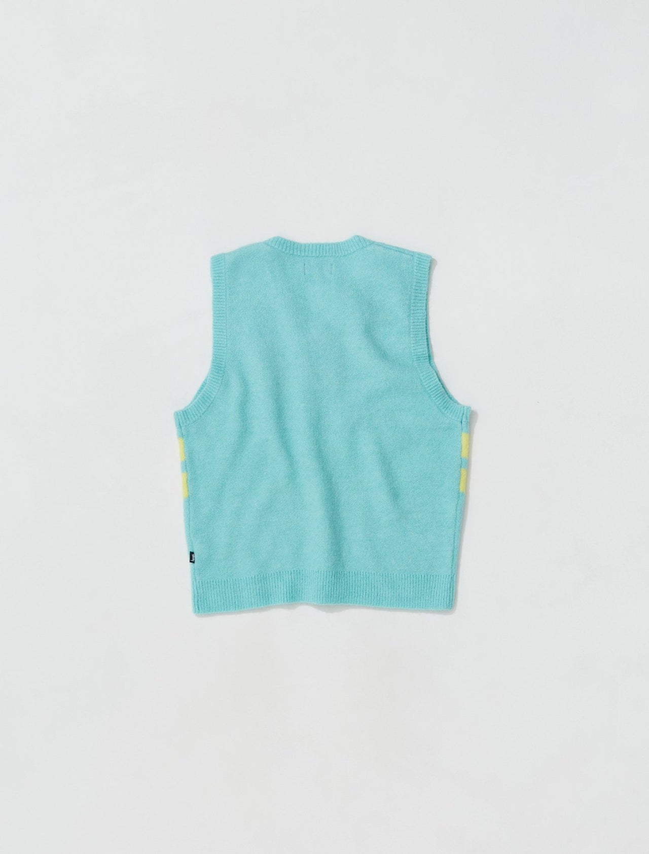 Brushed Mohair Vest in Seafoam