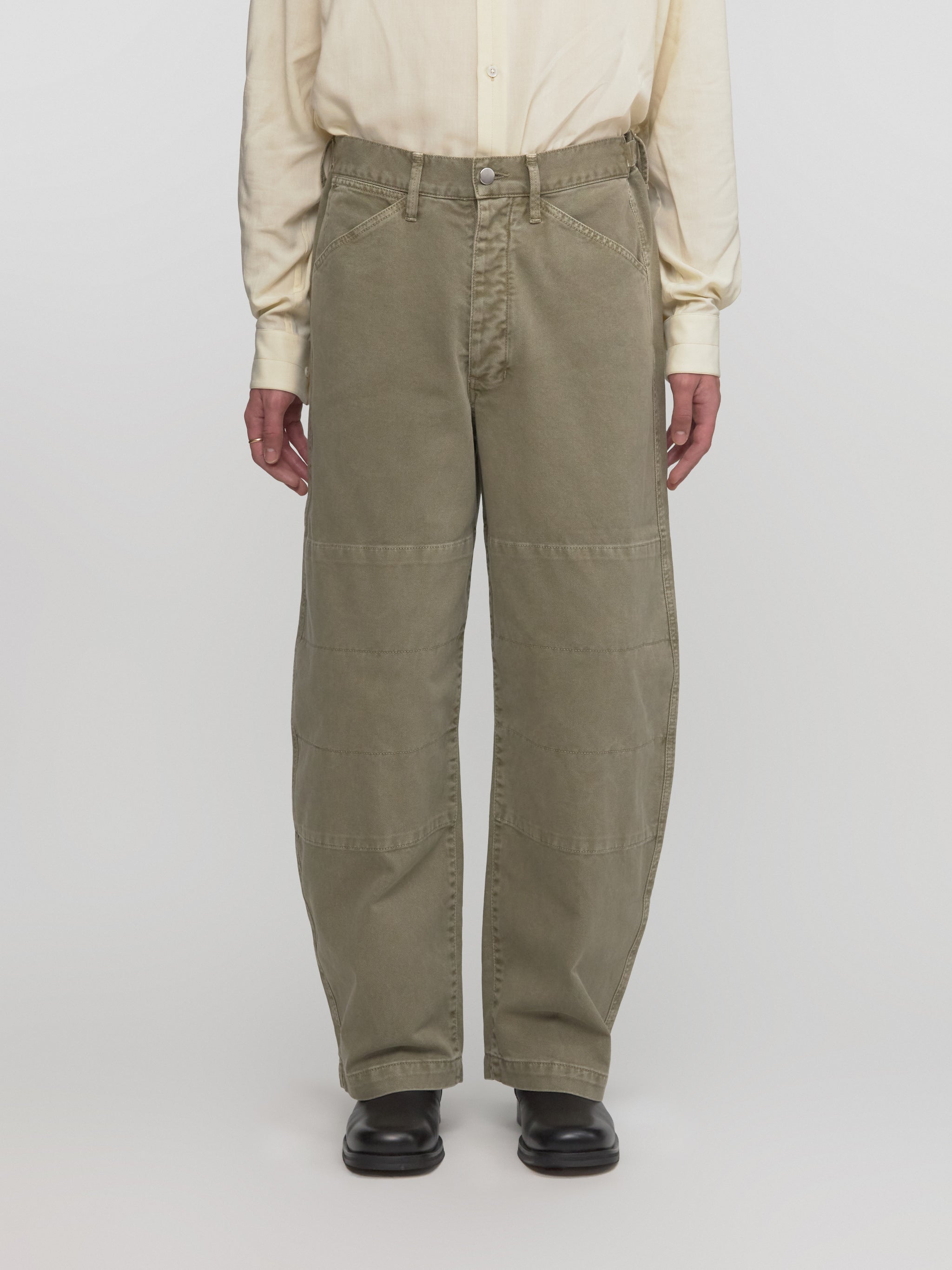 Judo Pants in Denim Snow Olive