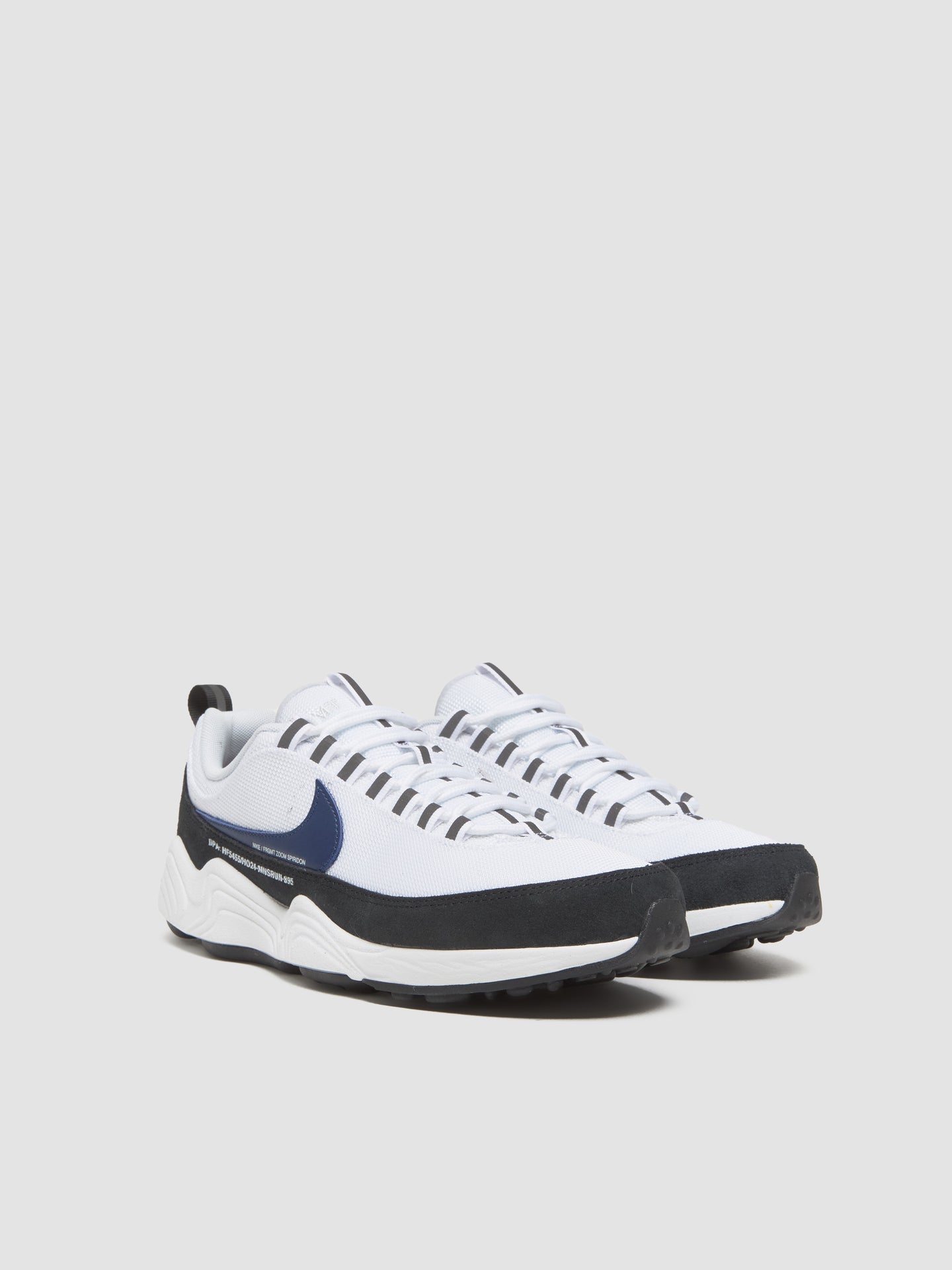 x Fragment Air Zoom Spiridon SP Sneaker in White & Blue Void