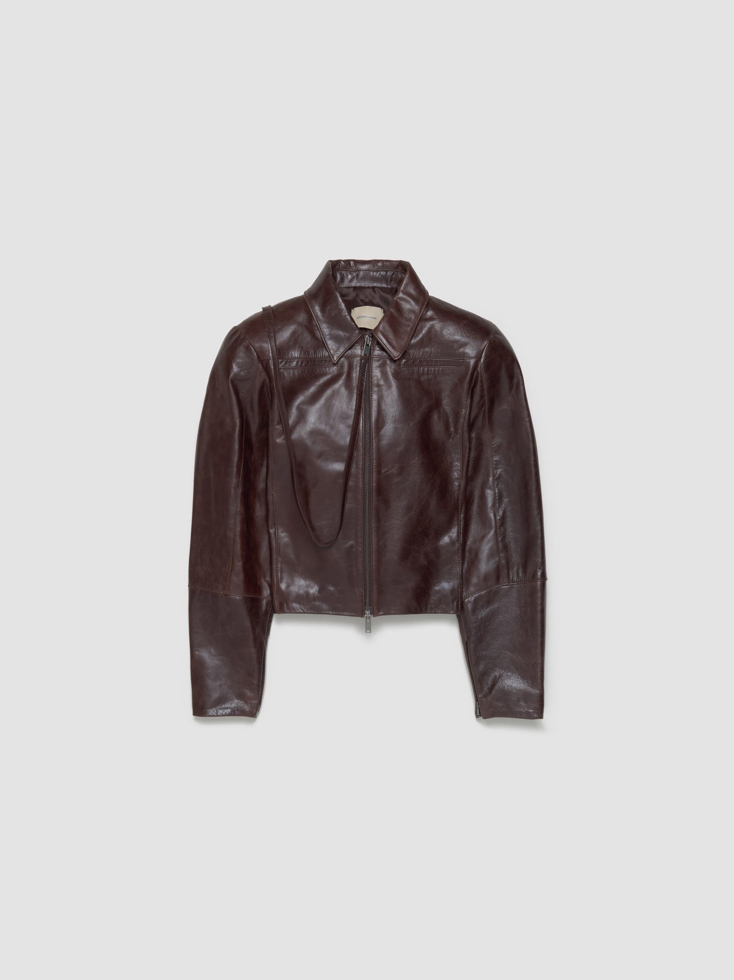 Banui Leather Jacket in Brown