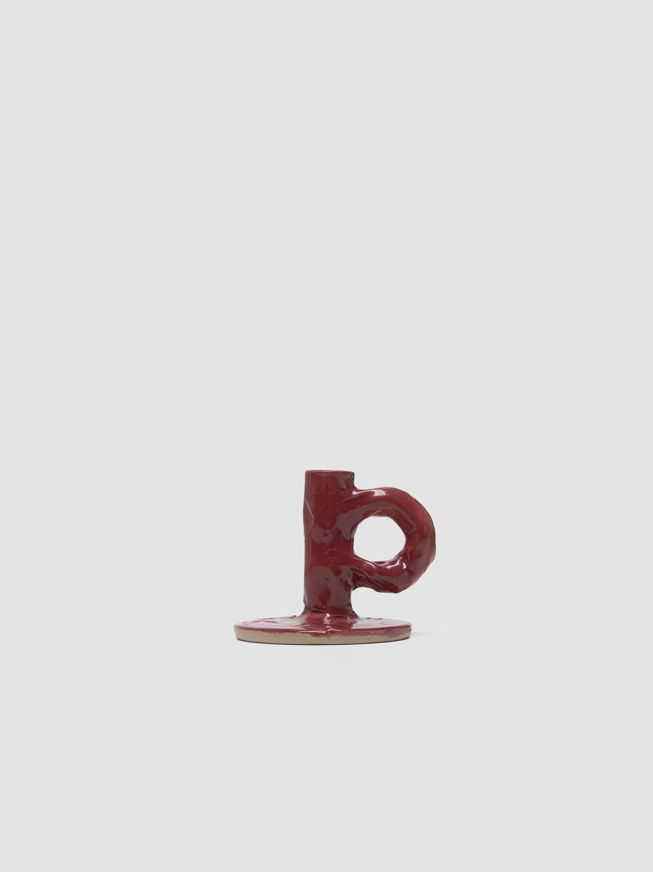 Studio Candlestick in Burgundy