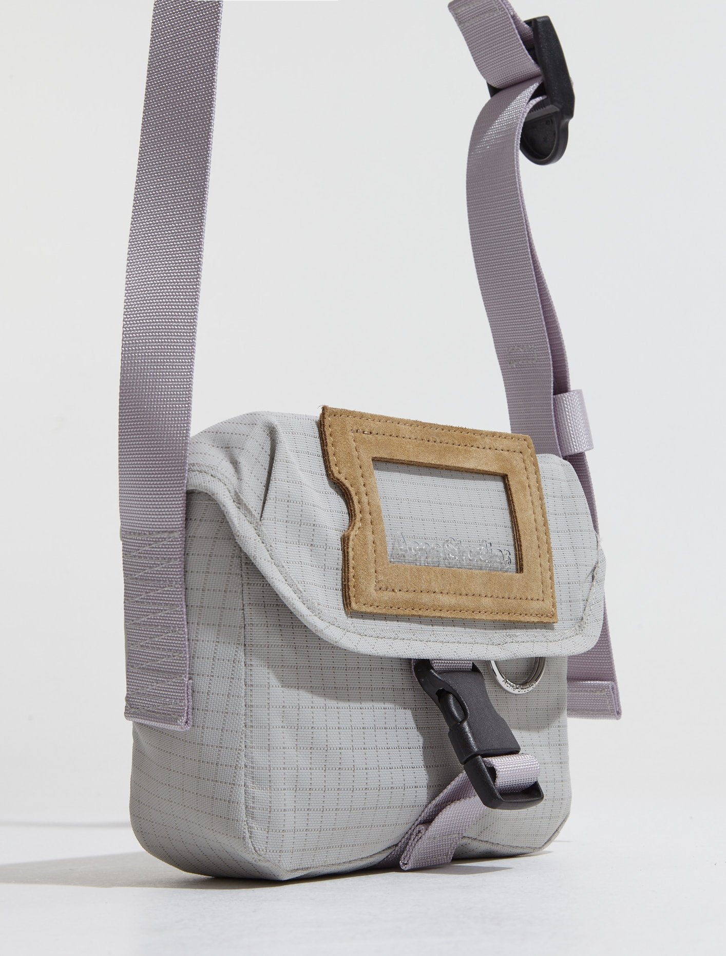 Mini Messenger Bag in Cold Beige