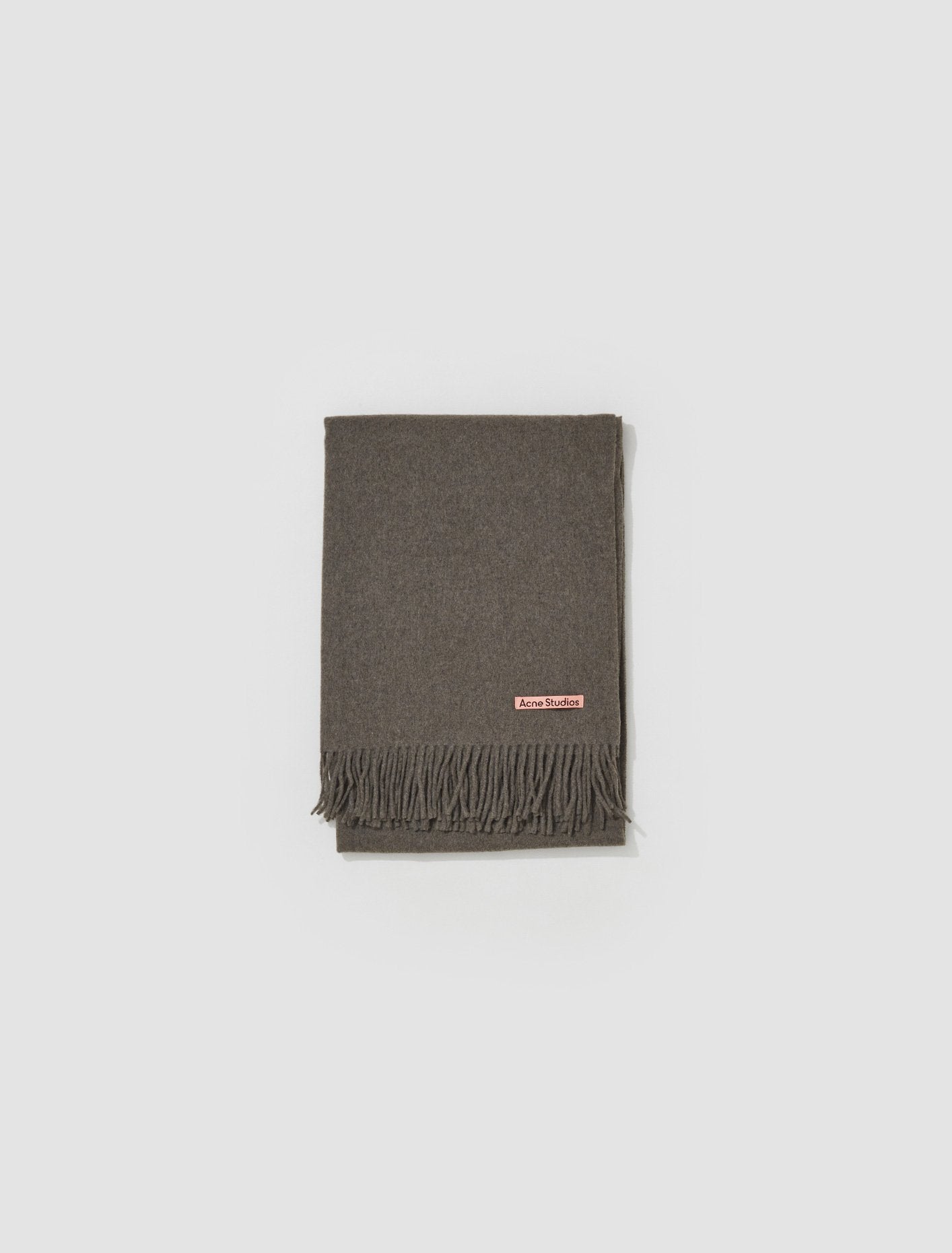 Wide Scarf in Light Olive