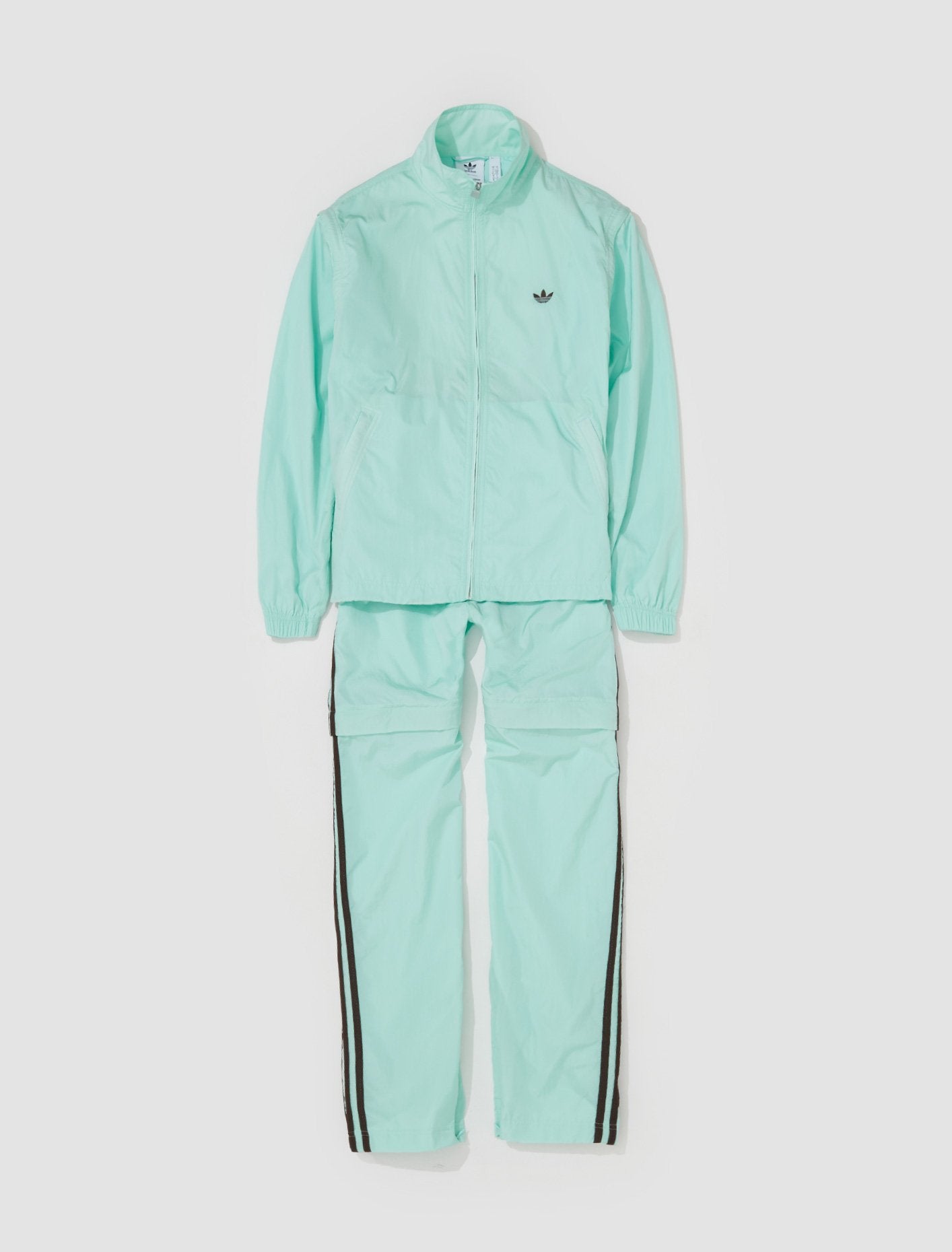 x Wales Bonner Nylon Anorak in Clear Mint