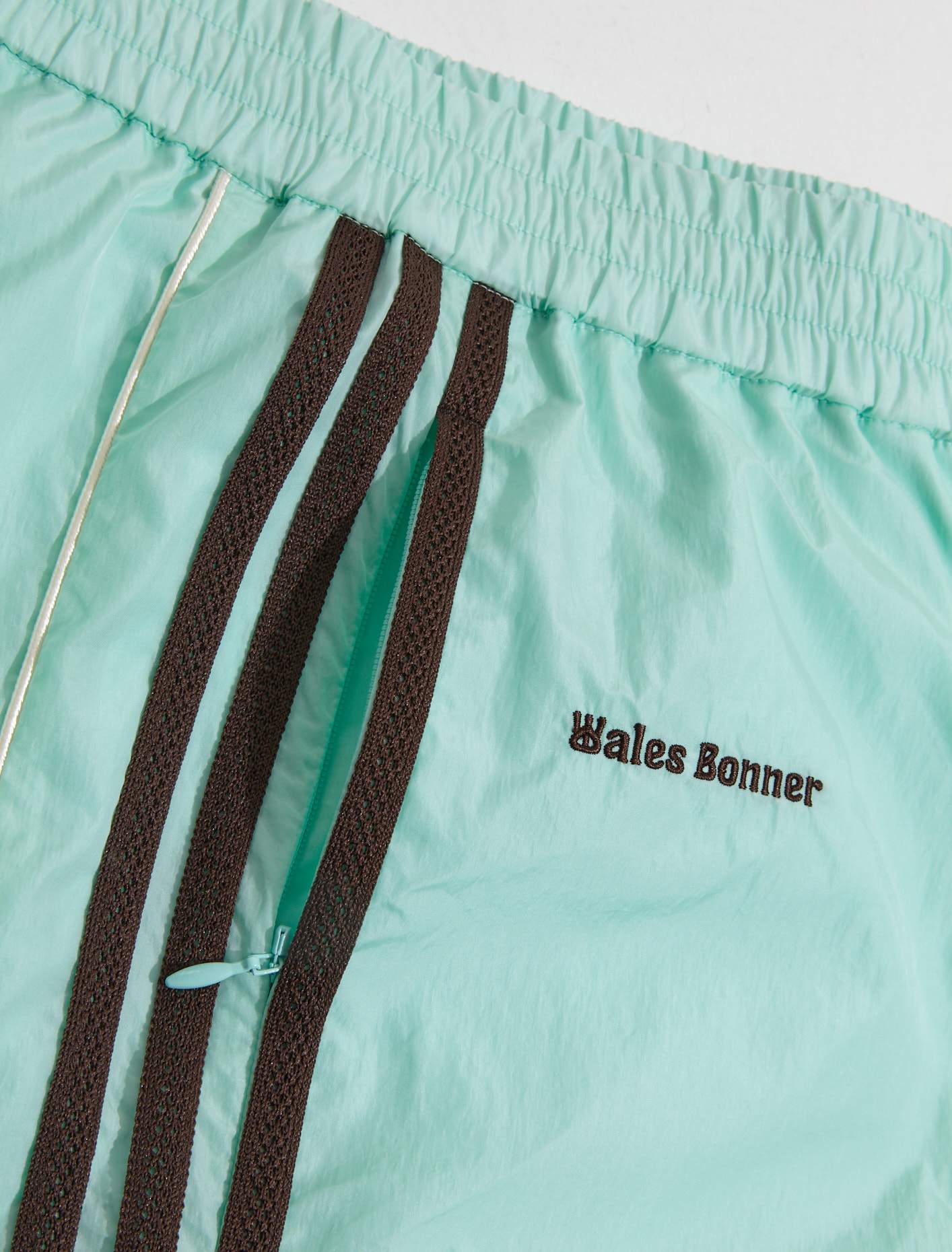 x Wales Bonner Nylon Track Pants in Clear Mint