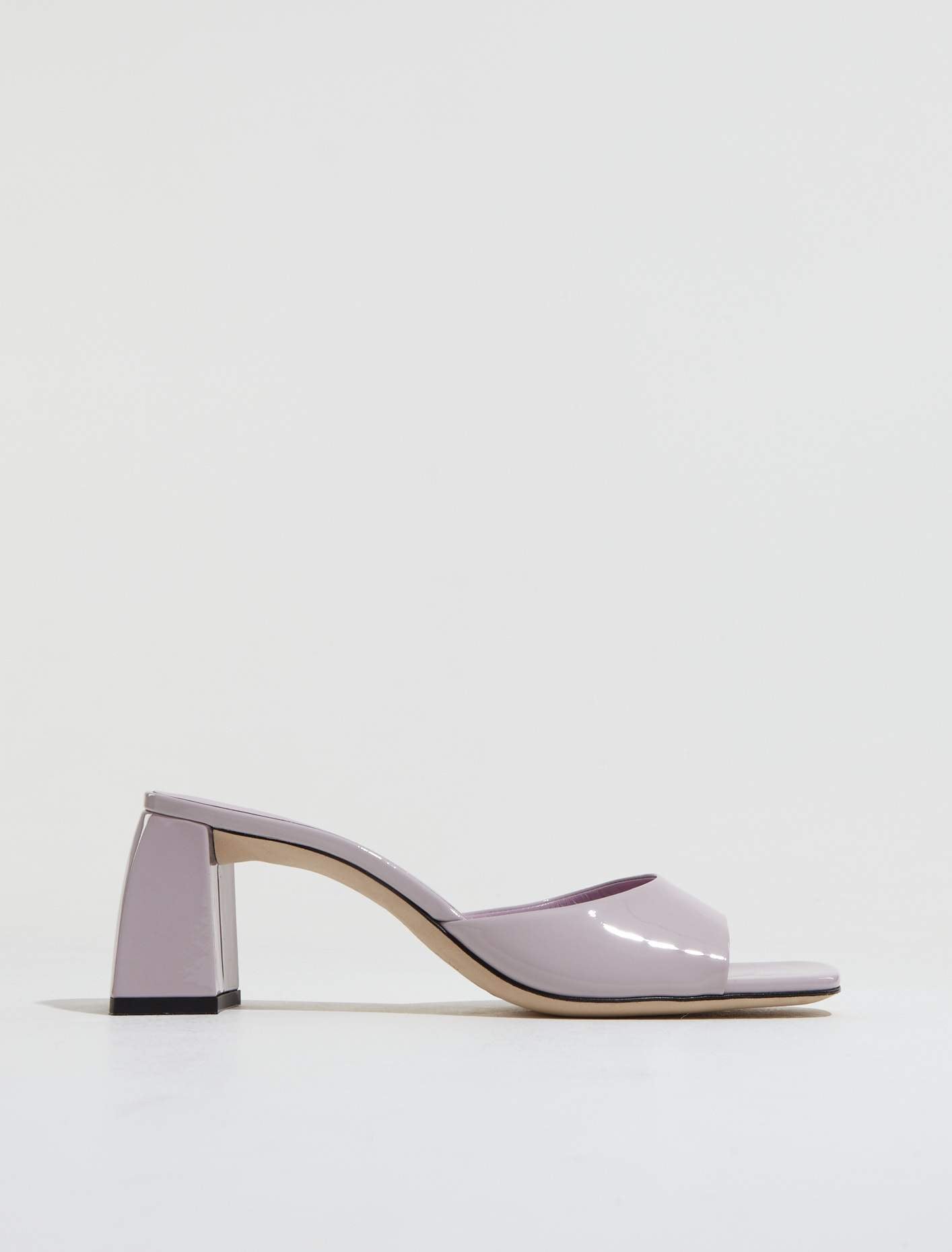 Romy Patent Leather Sandals in Dawn