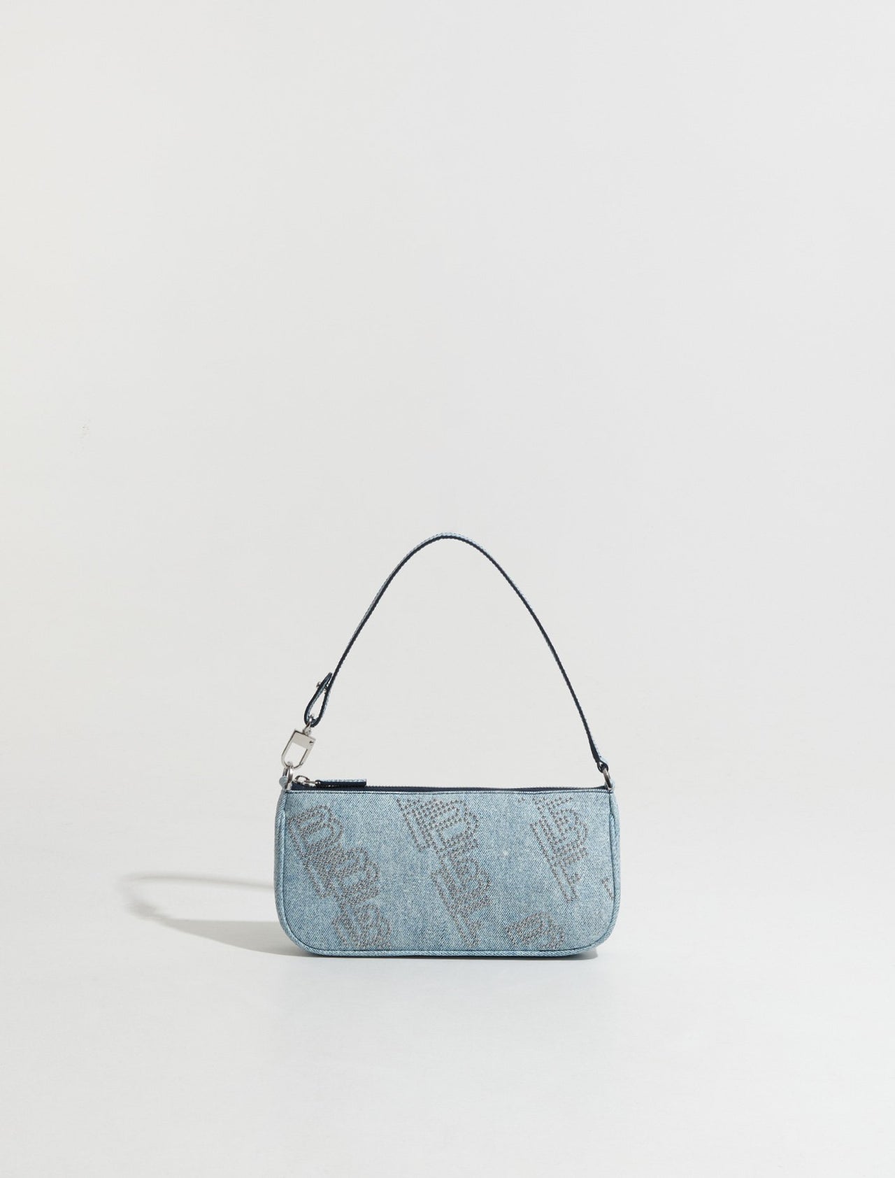 Rachel Stud Leather Bag in Denim