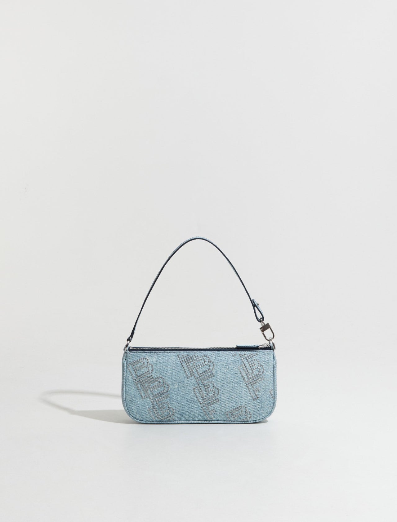 Rachel Stud Leather Bag in Denim