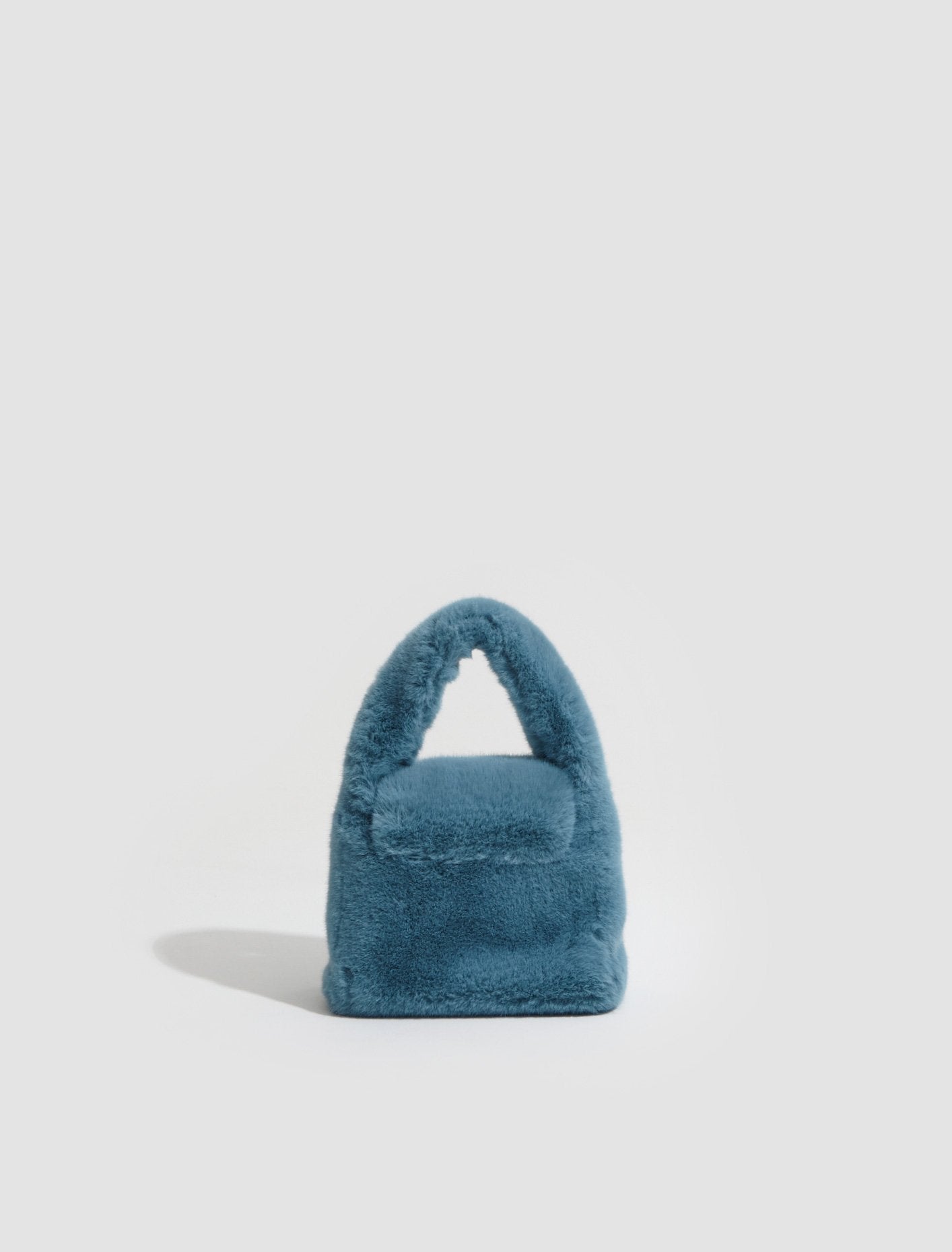 Faux Fur Bag in Lagoon