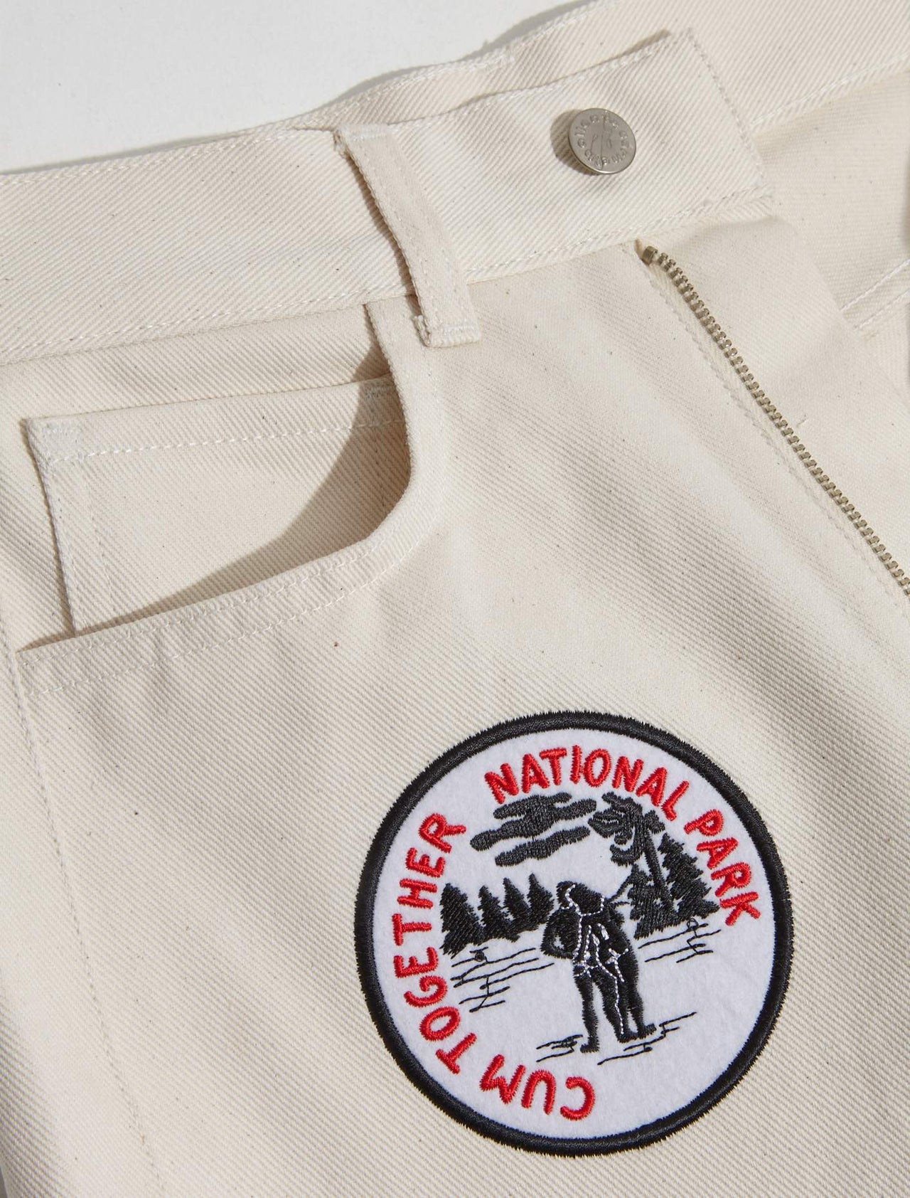 The Booty Guard Trousers in Beige