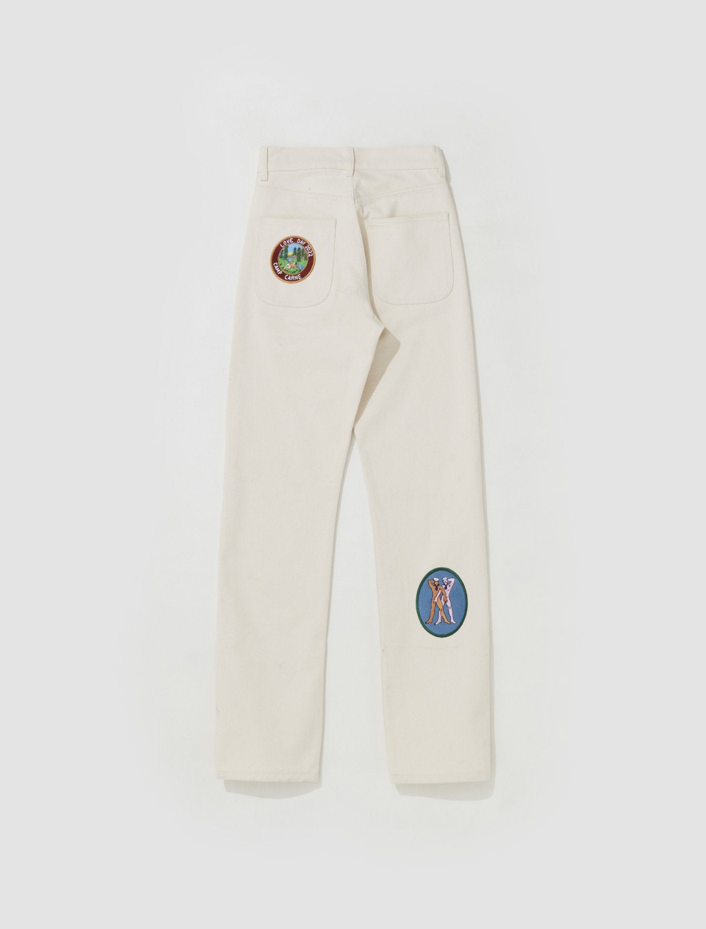 The Booty Guard Trousers in Beige