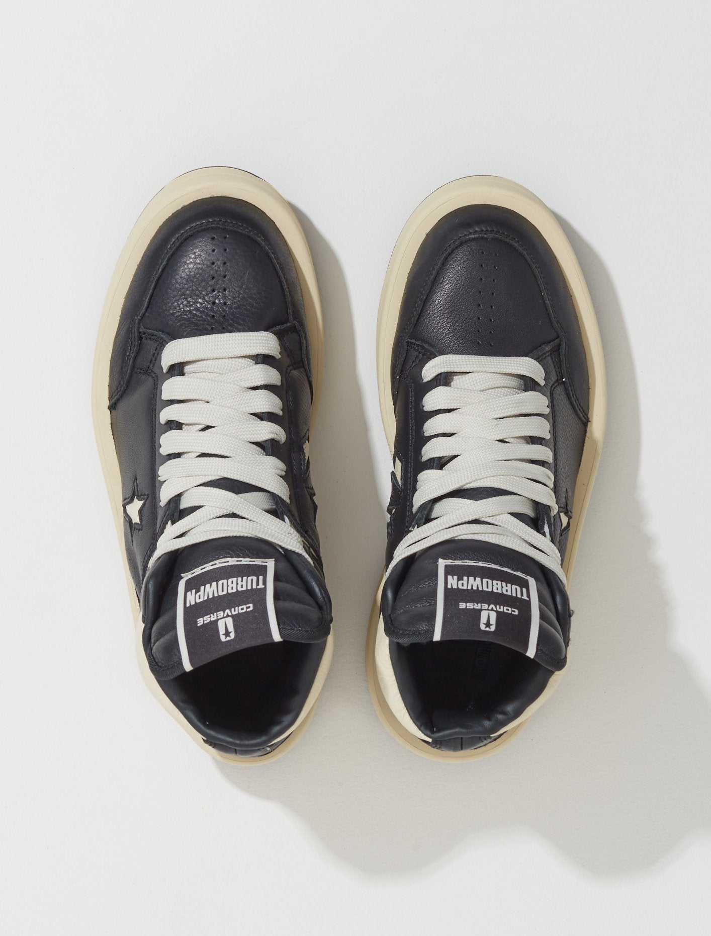x DRKSHDW TURBOWPN Mid Sneaker in Black