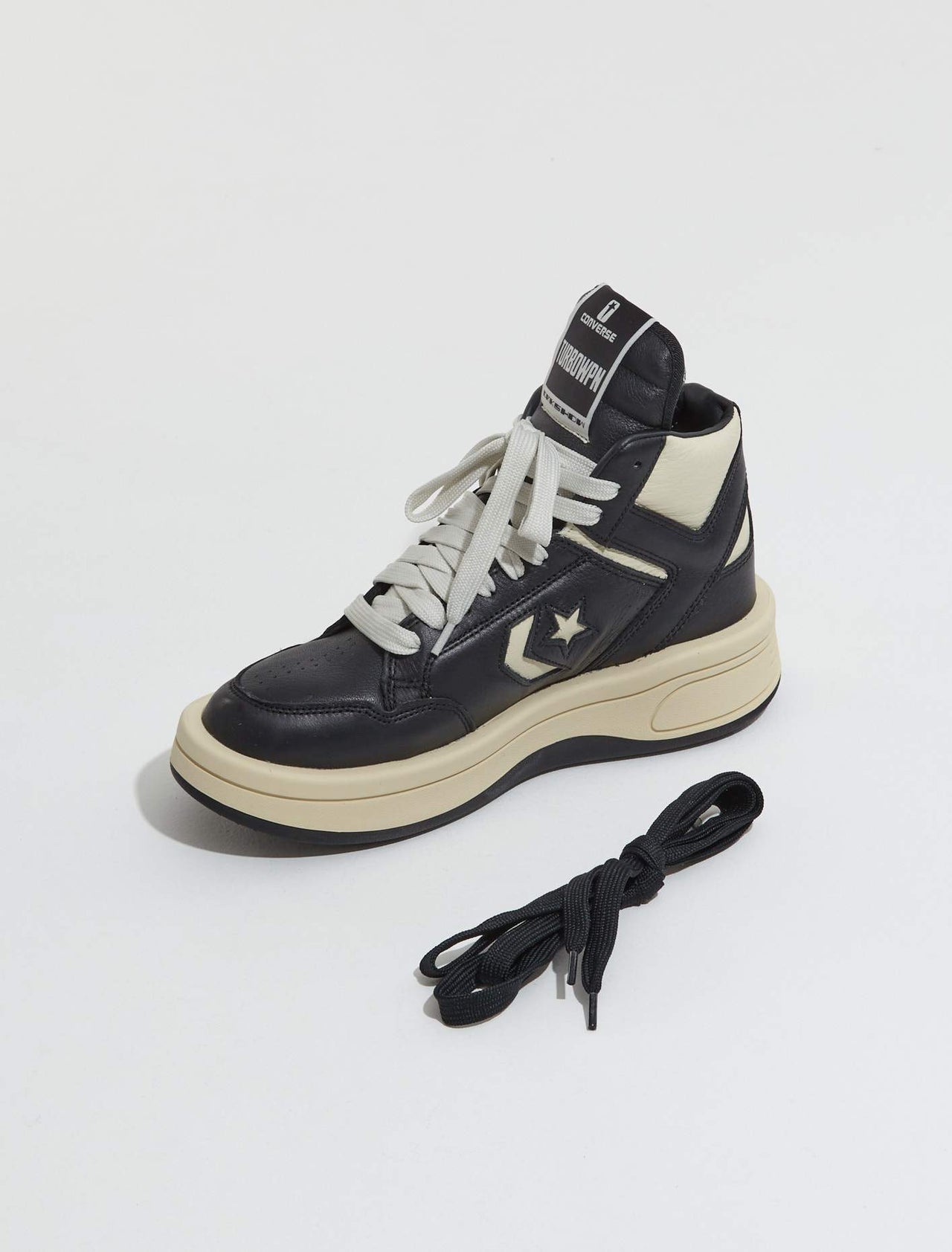 x DRKSHDW TURBOWPN Mid Sneaker in Black