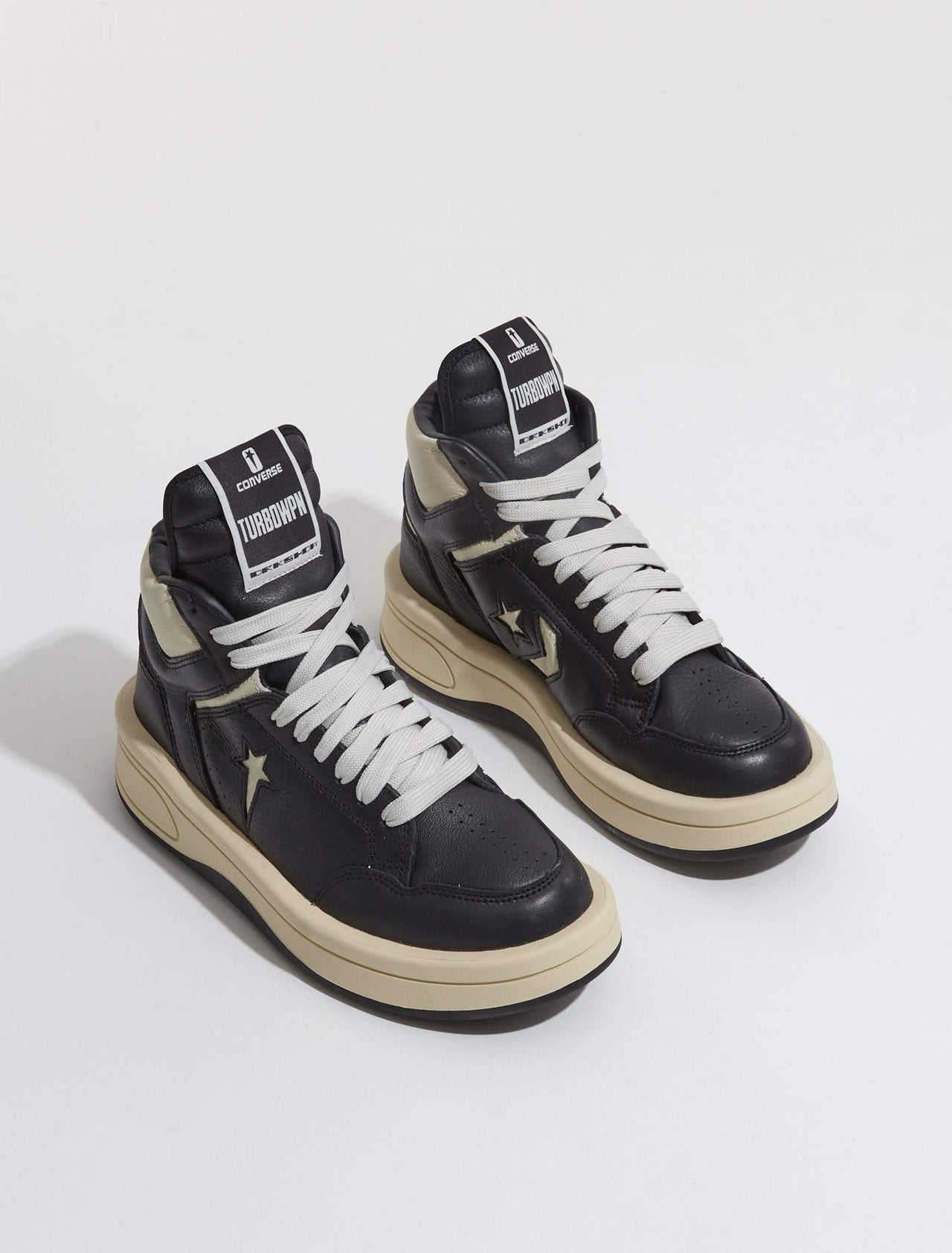 x DRKSHDW TURBOWPN Mid Sneaker in Black