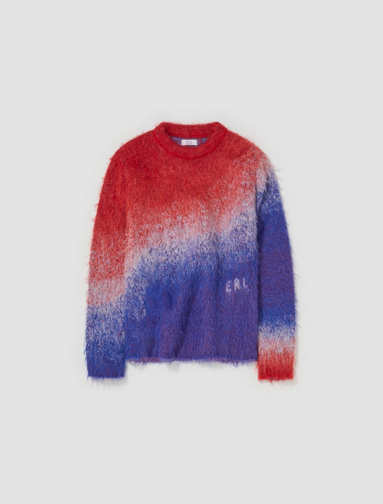 Degrade Gradient Sweater in Blue & Red