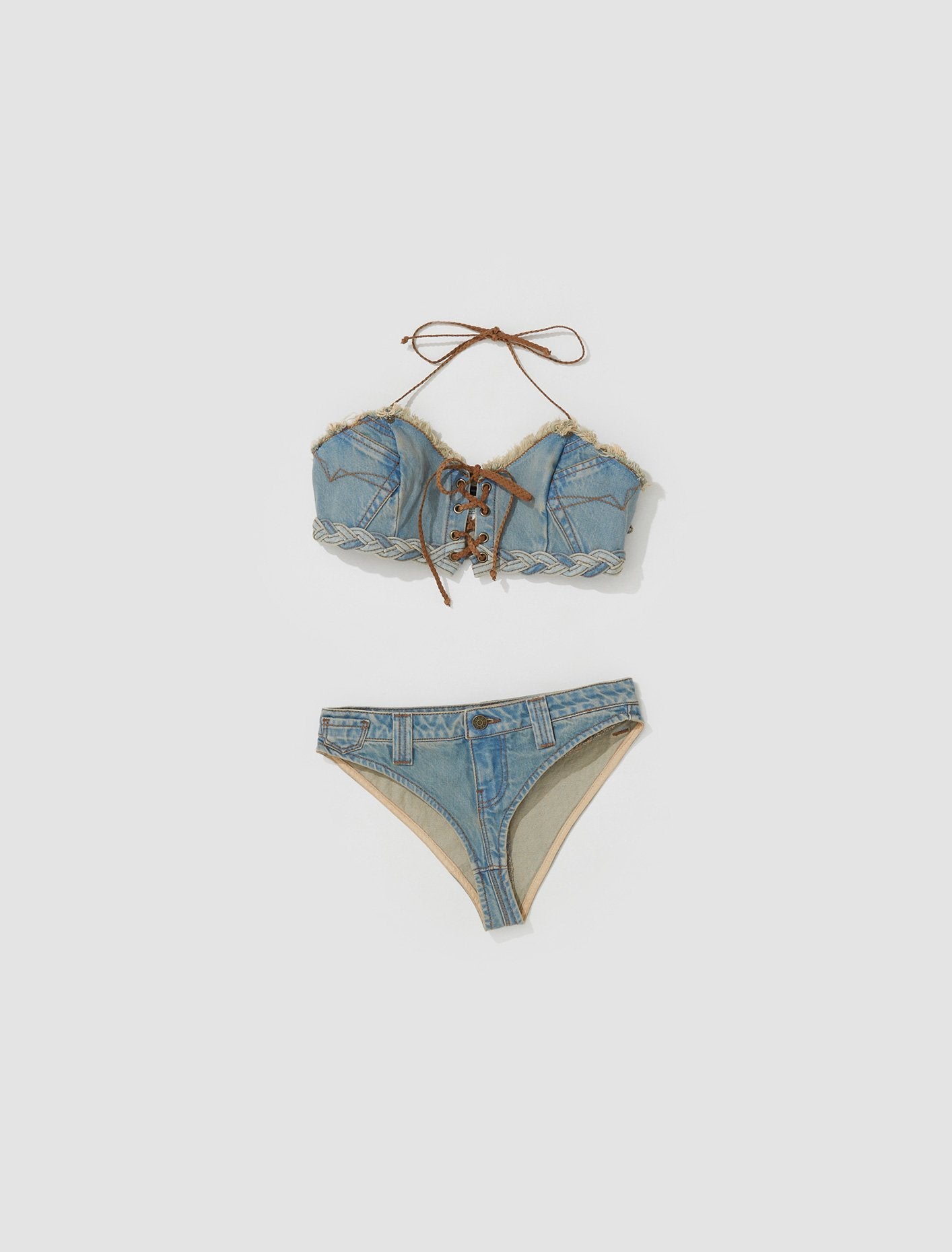 Denim Bottom in Sandy Beach Indigo