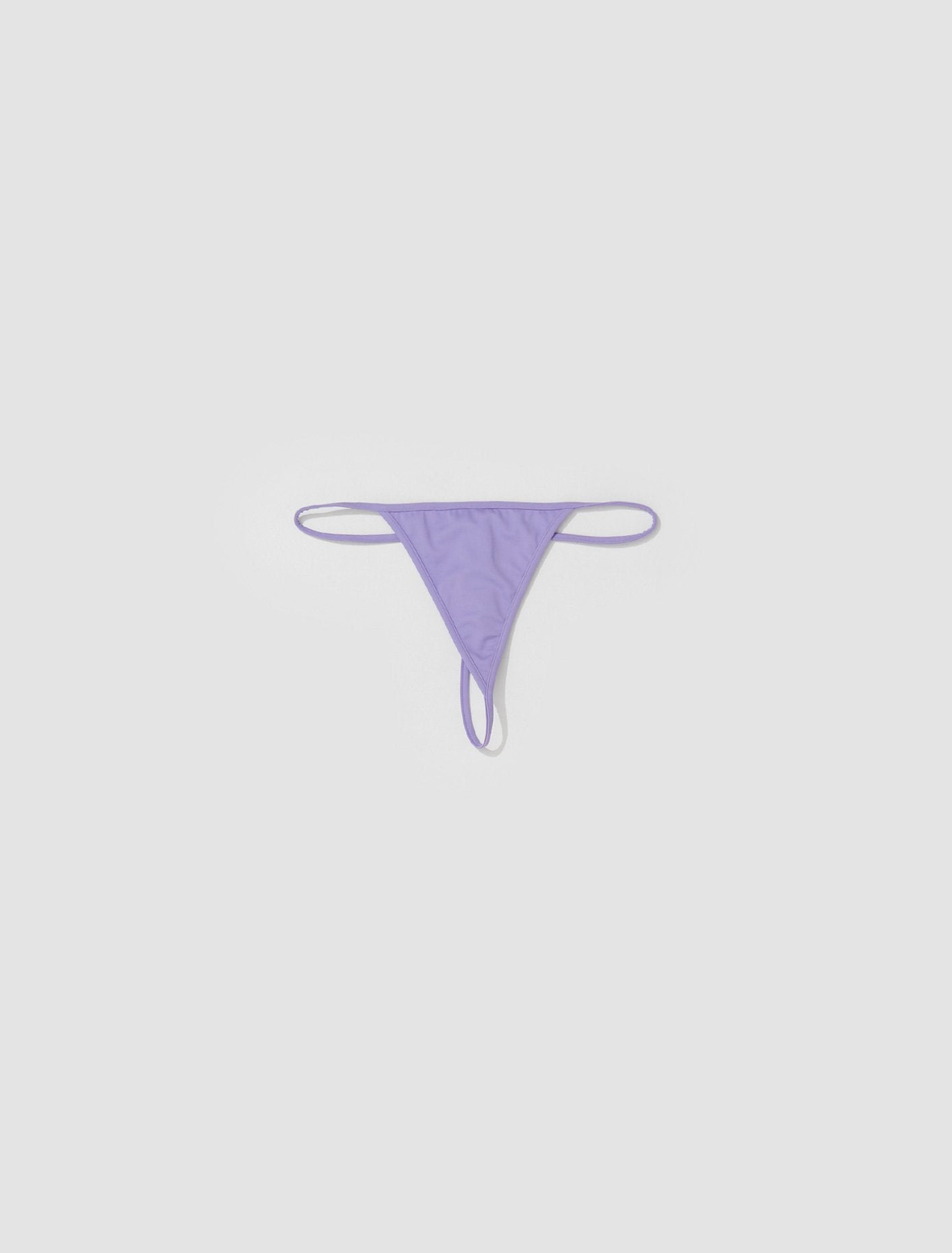 Metal Triangle Thong in Faded Jazzy Purple