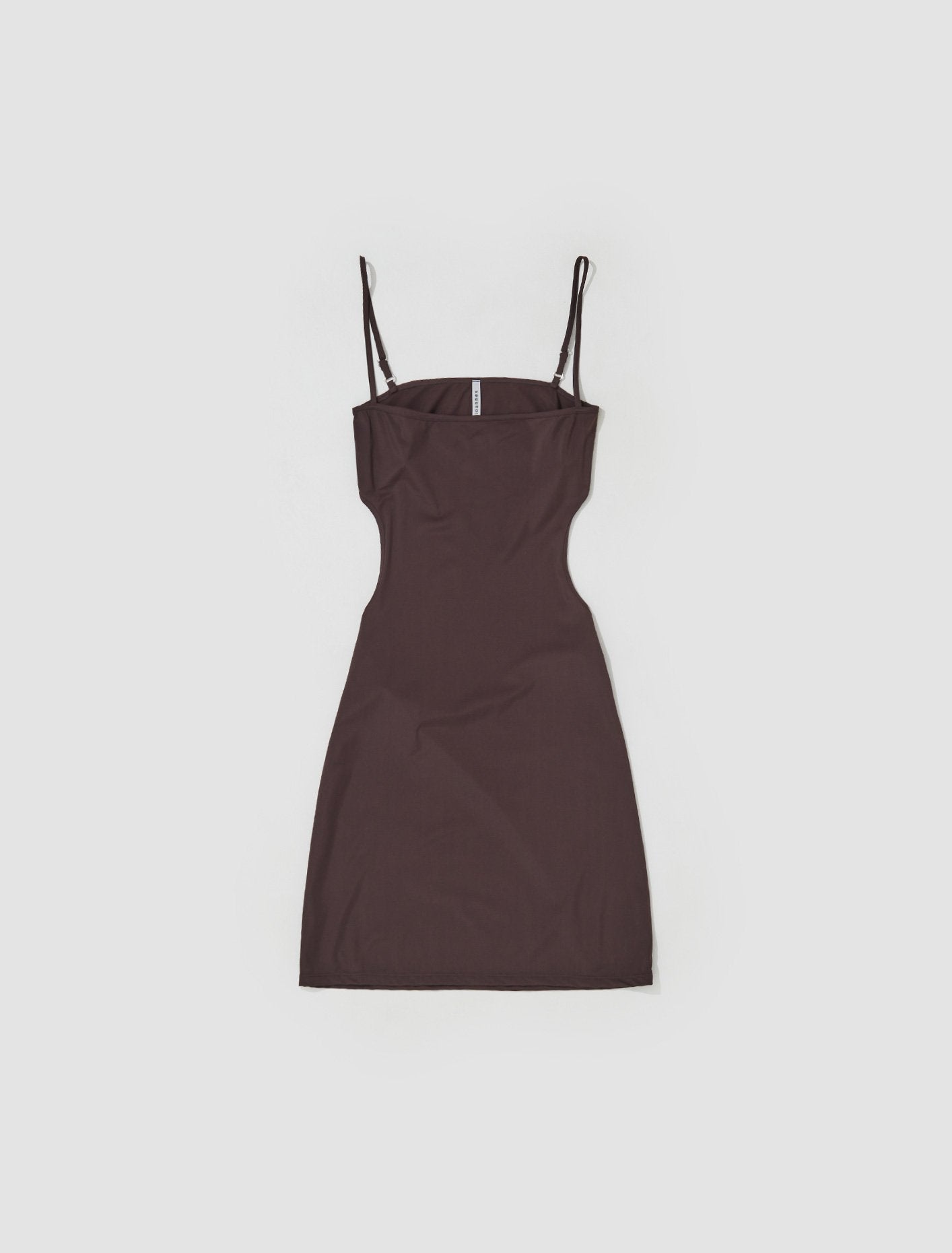 Slip Mini Dress in Ganache