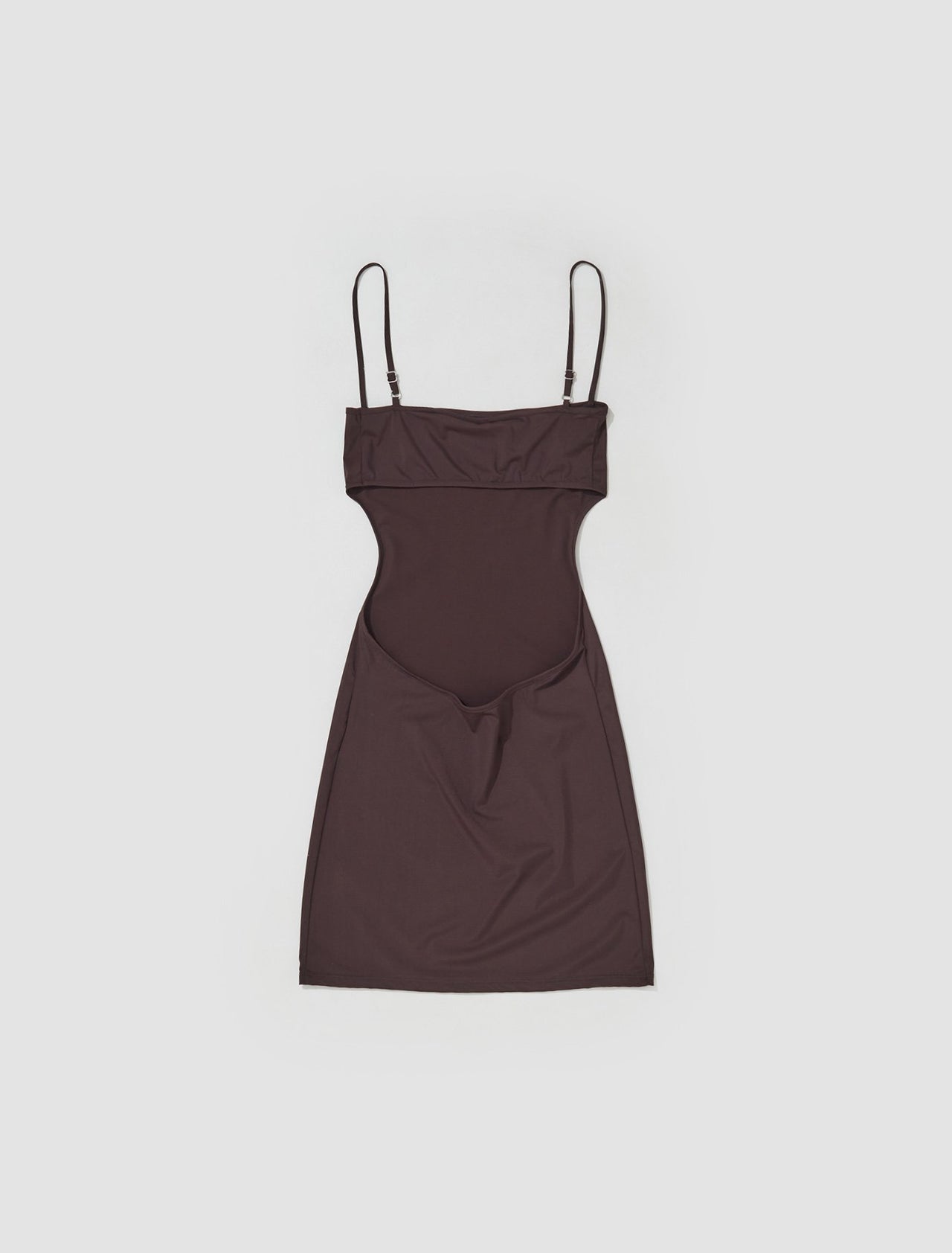 Slip Mini Dress in Ganache