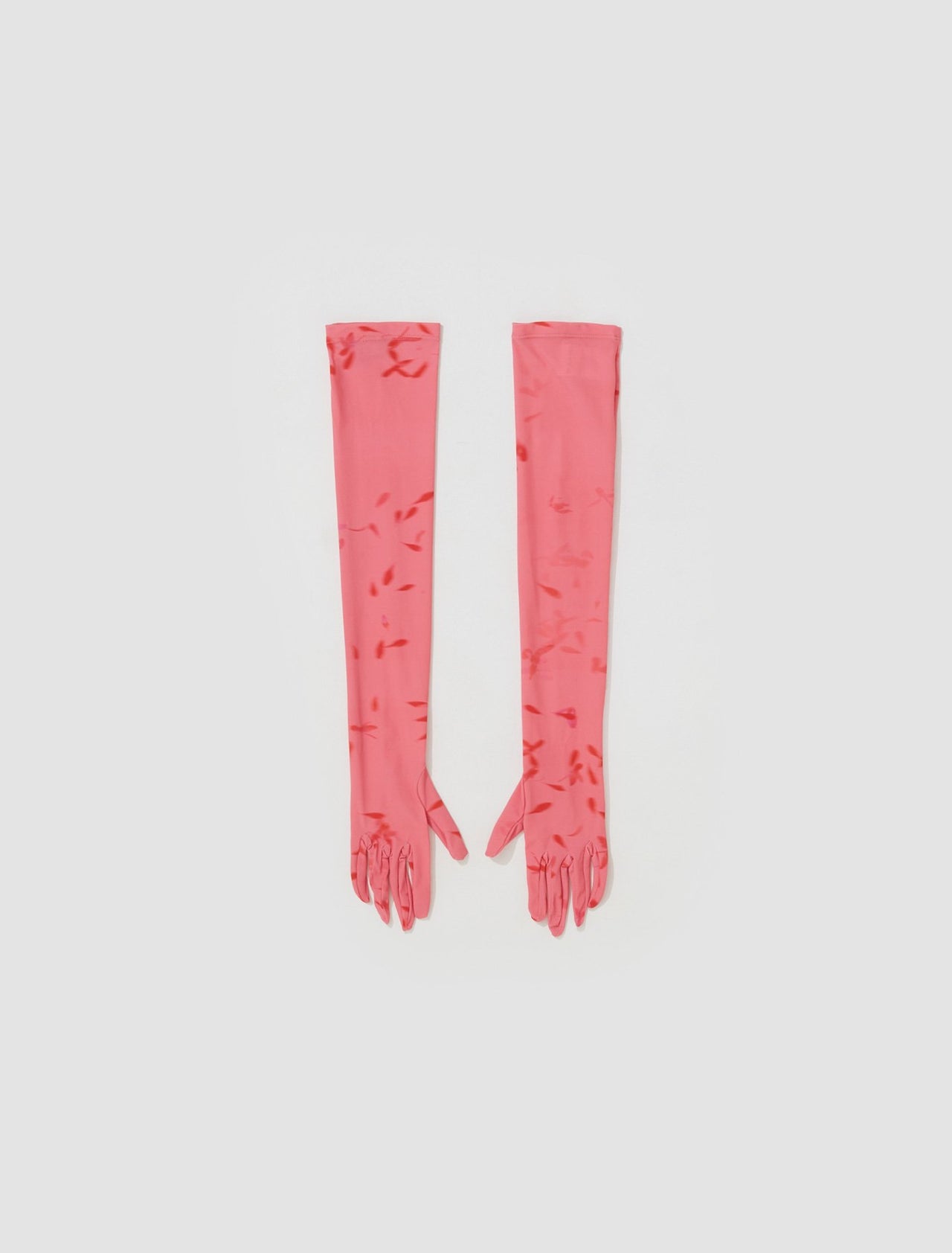 Jersey Gloves in Pink & Red