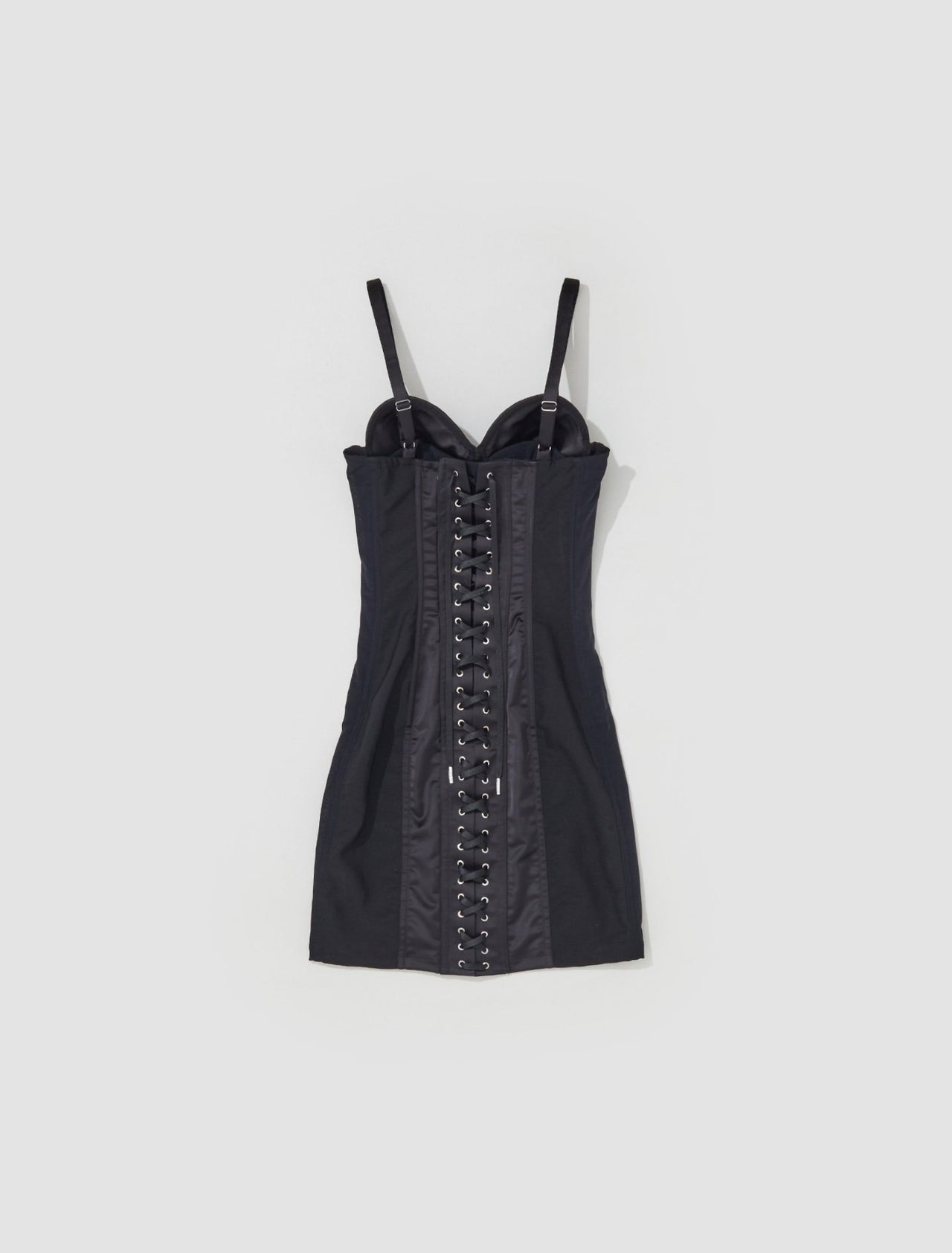 Conical Corset Dress in Black