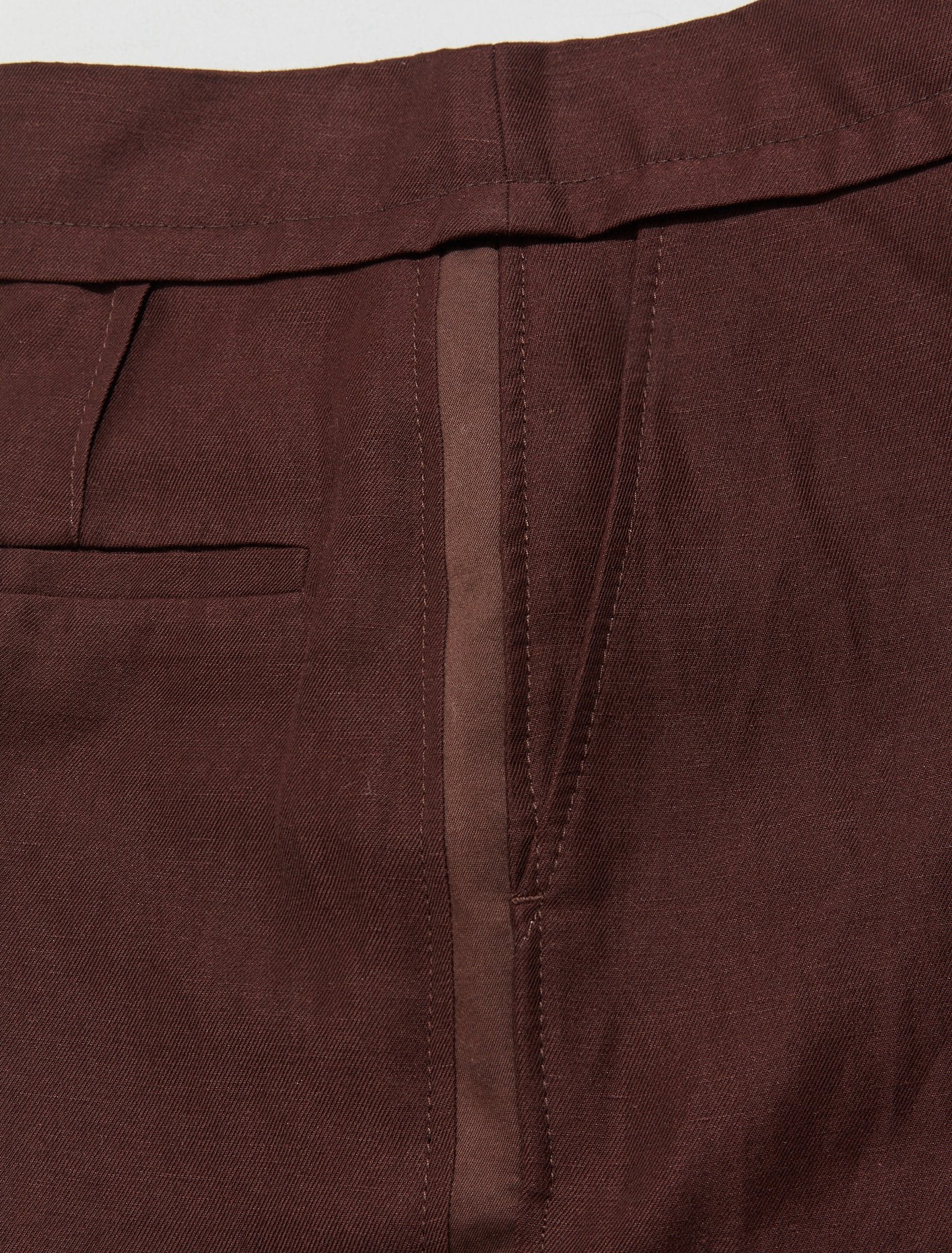 Le Pantalon Tibau in Dark Brown