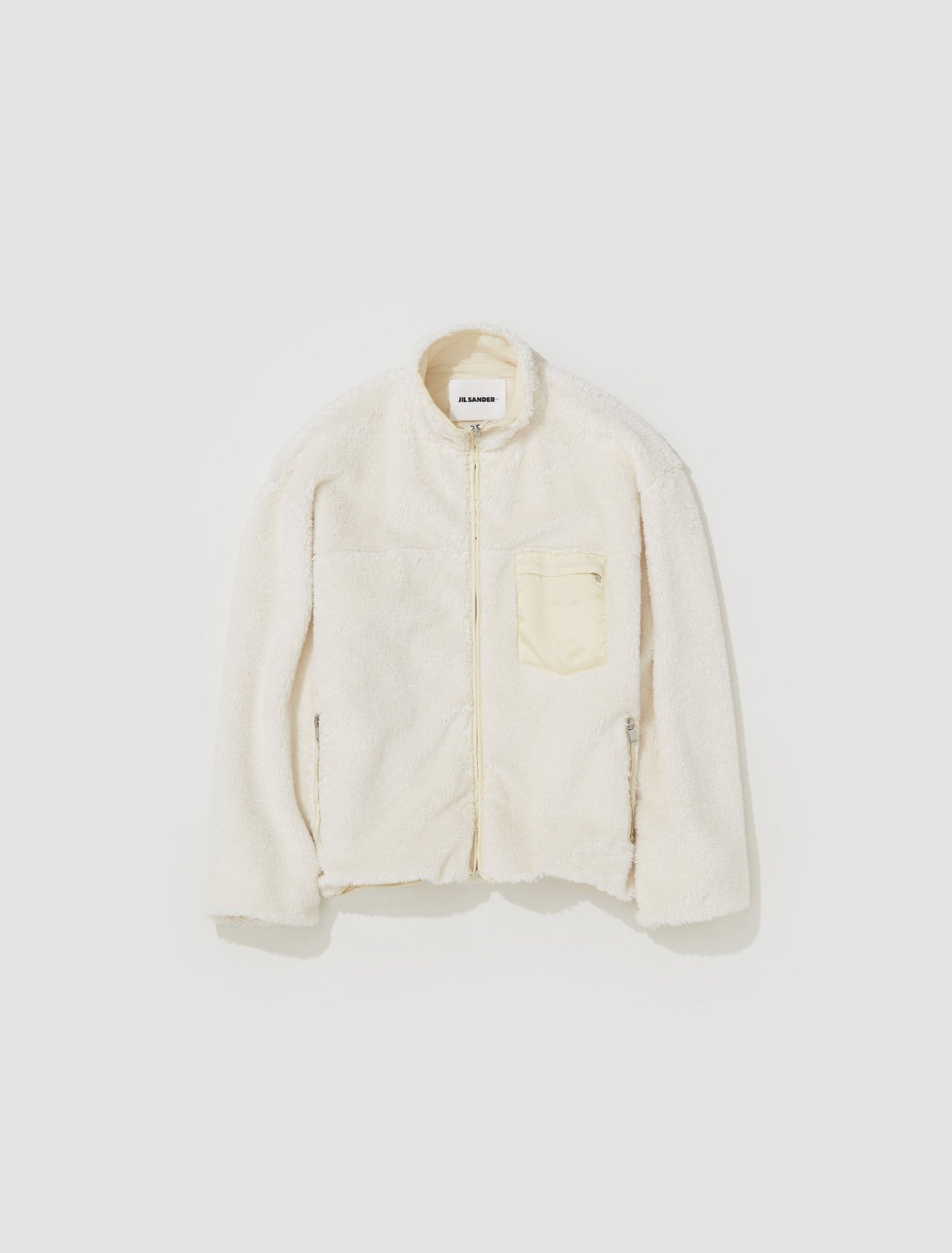 Zip-up Jacket in Coconut