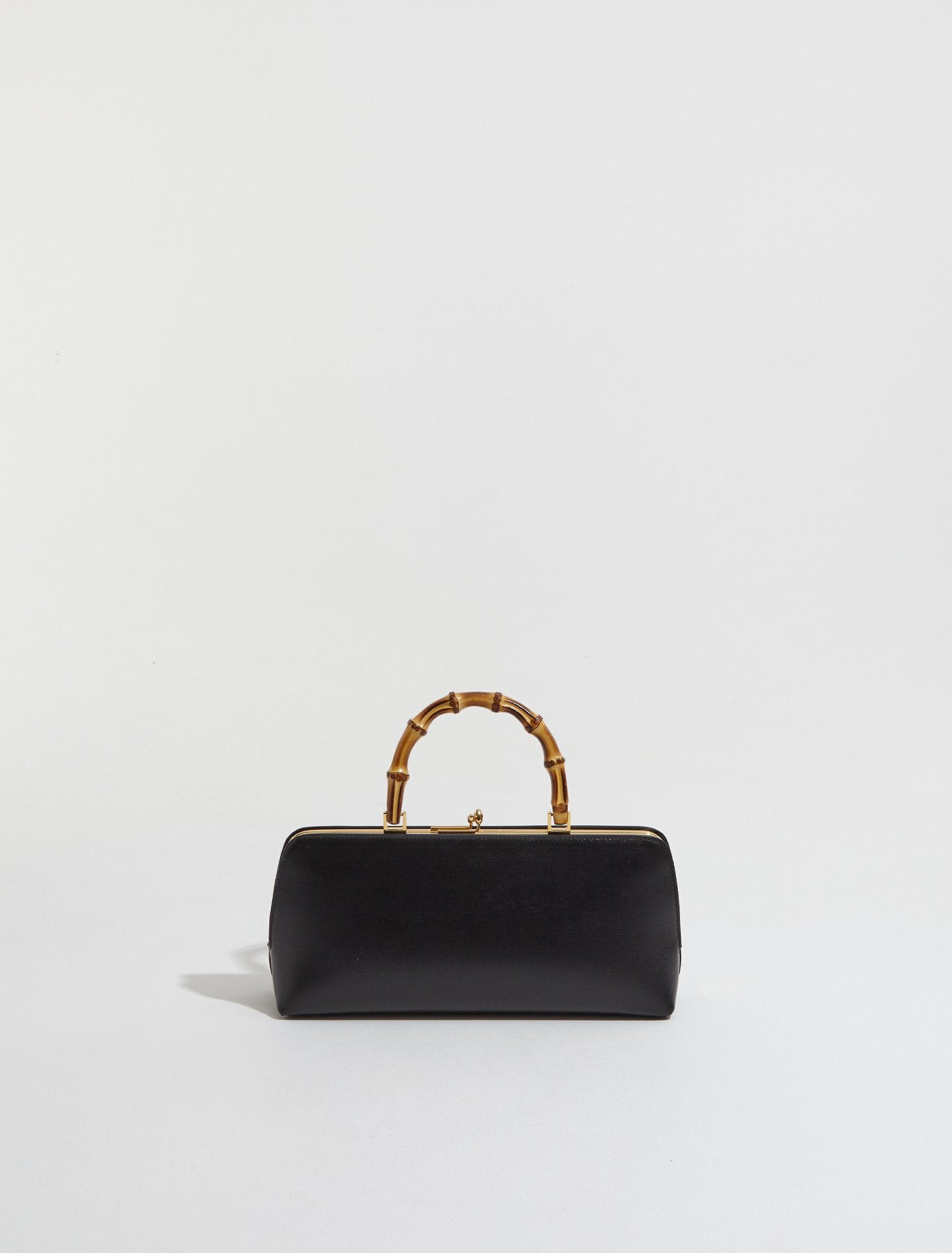 Goji Small Bamboo Bag in Black