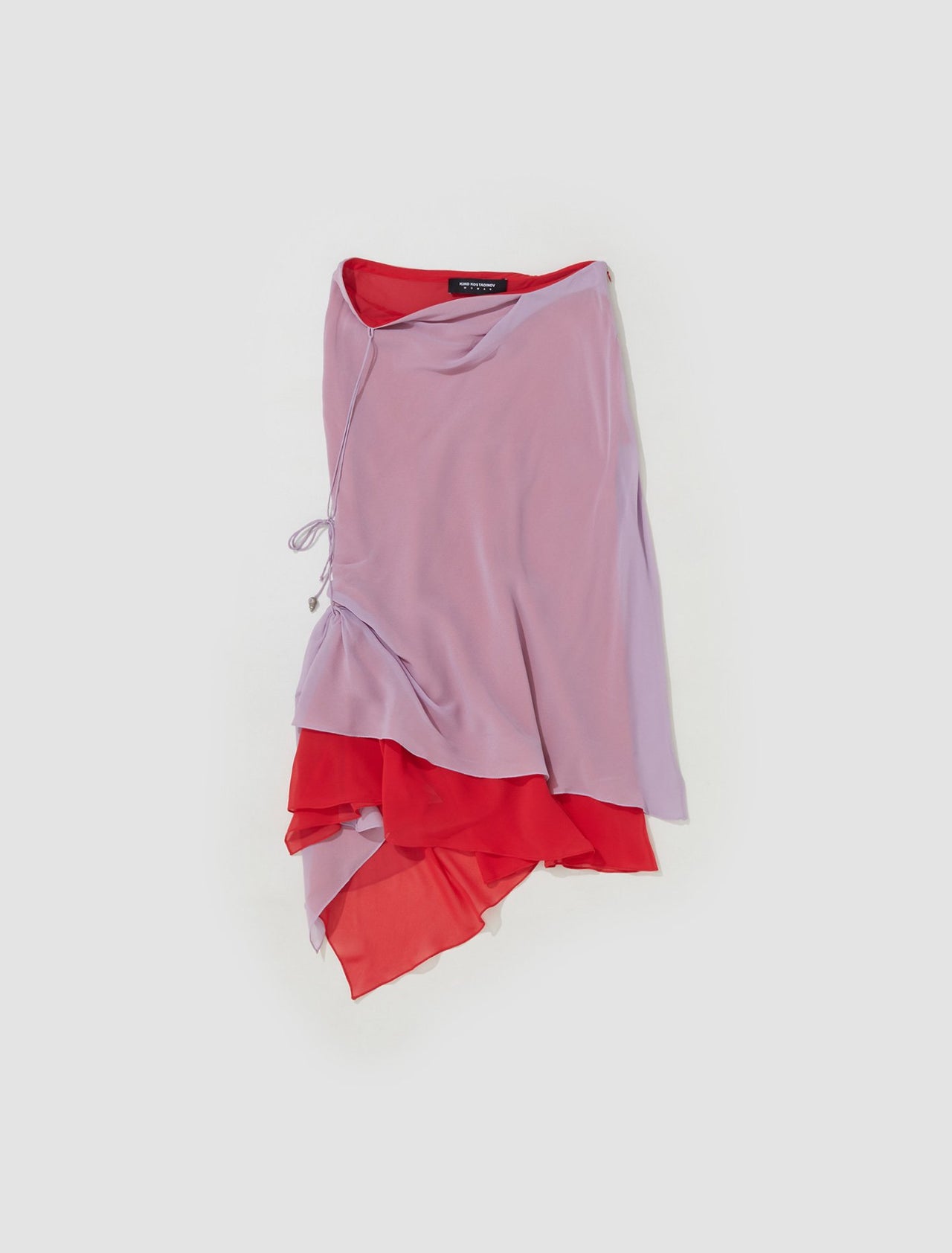 Mirka Skirt in Orchid & Cherry Red