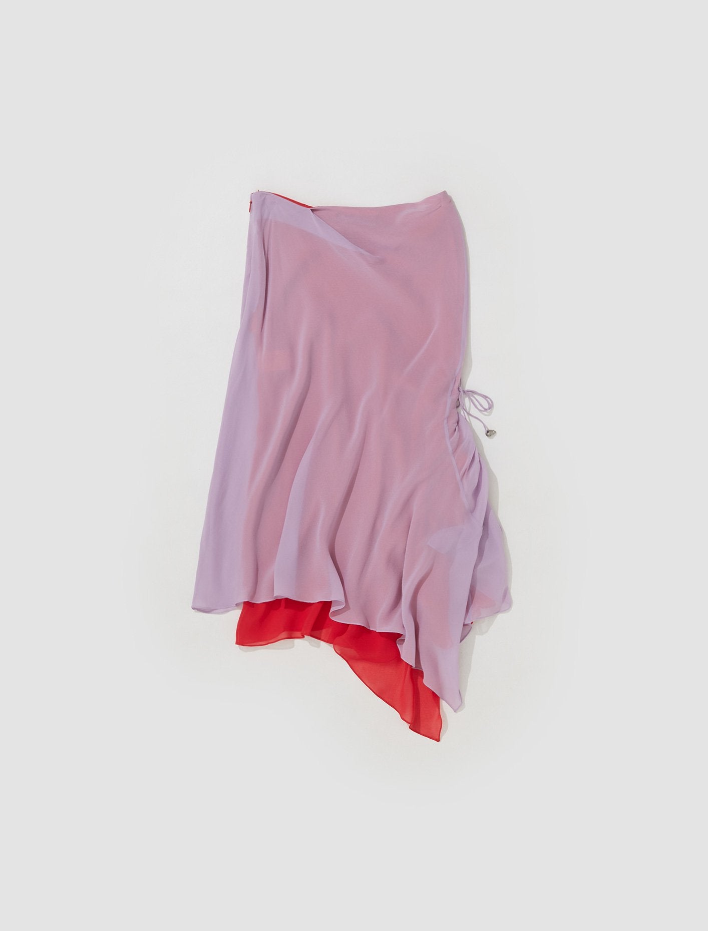 Mirka Skirt in Orchid & Cherry Red