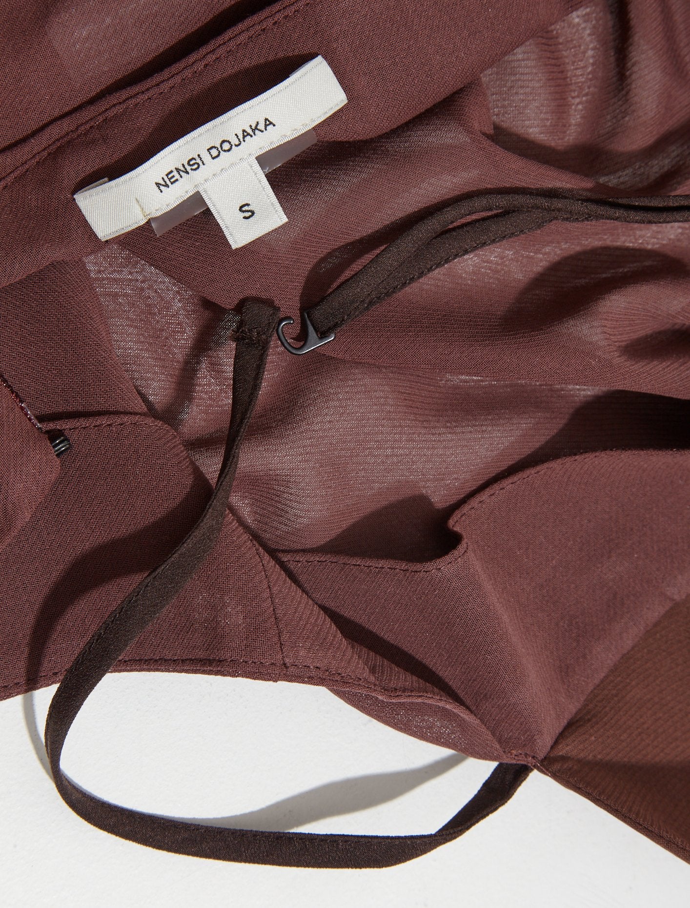 Under Wire Bra Mini Dress in Bitter Chocolate