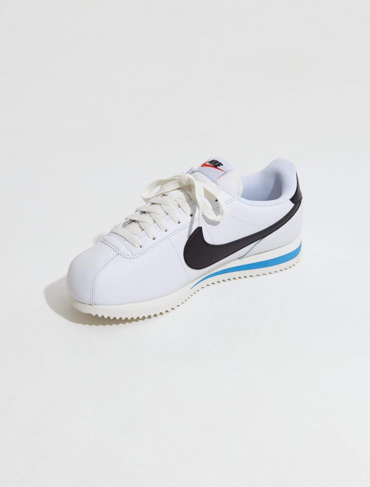 WMNS Cortez Sneaker in White & Black