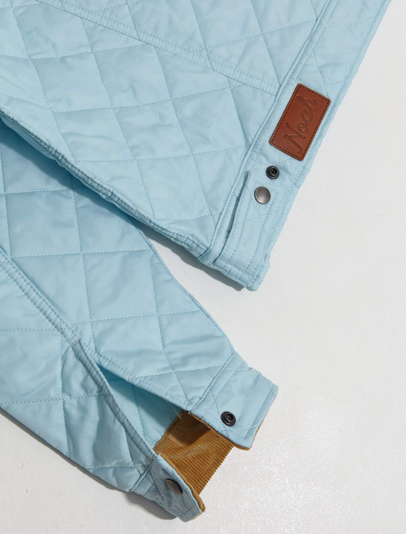 Noah - Quilted Trucker Jacket in Light Blue - OW030SS23LBL – Voo Store