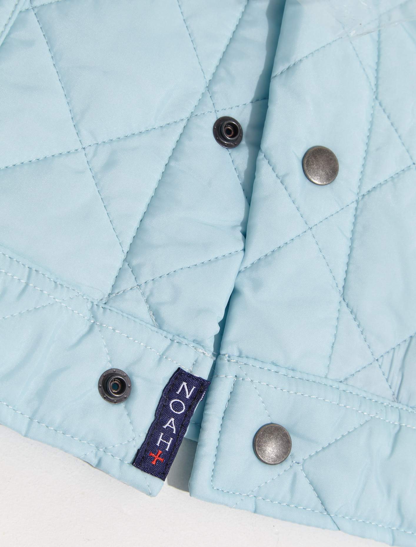 Noah - Quilted Trucker Jacket in Light Blue - OW030SS23LBL – Voo Store